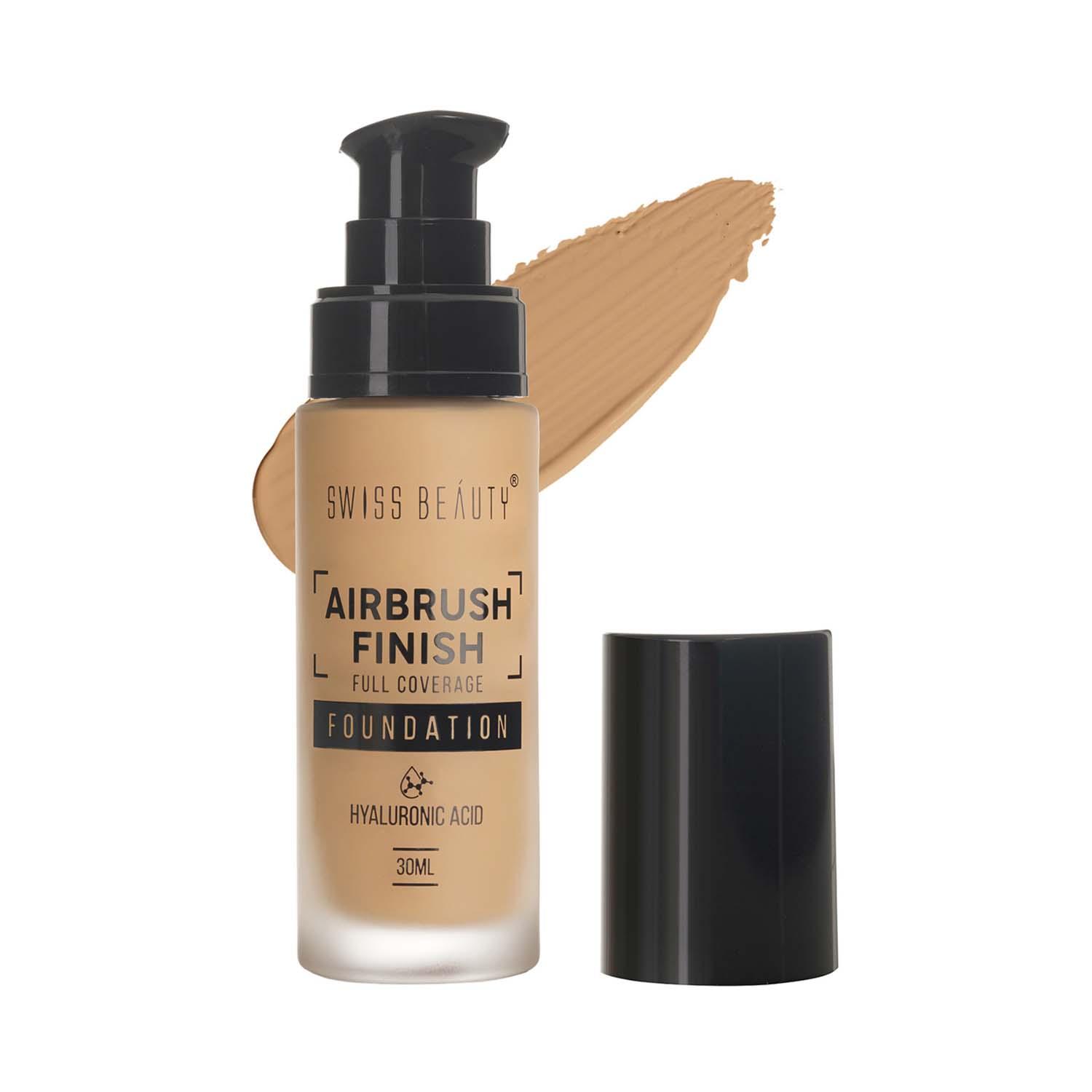 Swiss Beauty | Swiss Beauty Airbrush Finish Lightweight Foundation - Caramel Beige (30 ml)