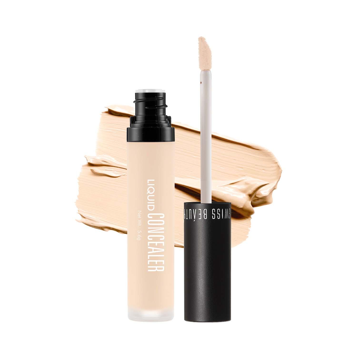 Swiss Beauty | Swiss Beauty Liquid Lightweight Concealer With Full Coverage - 12 Natural (6 g)