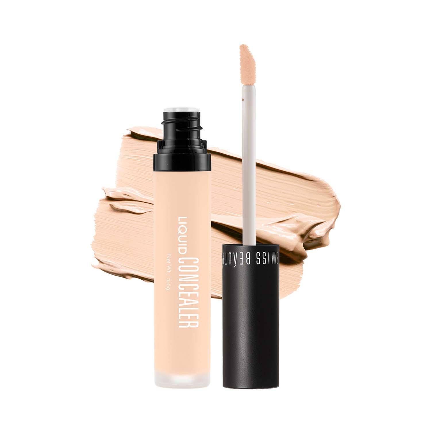 Swiss Beauty | Swiss Beauty Liquid Lightweight Concealer With Full Coverage - 13 Classic Nude (6 g)