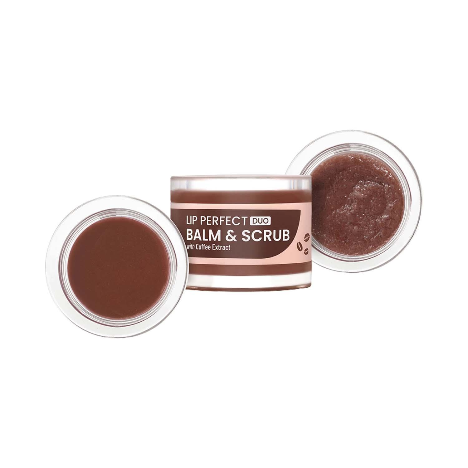 Swiss Beauty | Swiss Beauty Lip Perfect Duo Balm & Scrub with Coffee Extract - Coffee Extract (7 g)