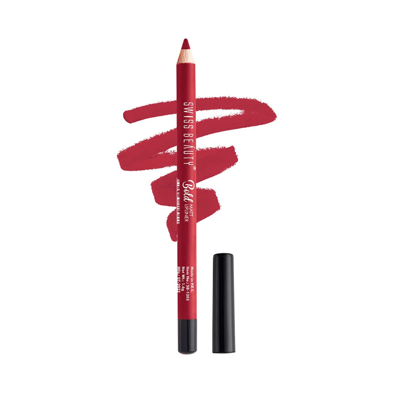 Swiss Beauty | Swiss Beauty Bold Matt Lip Liner - Royal Red (1.6 g)