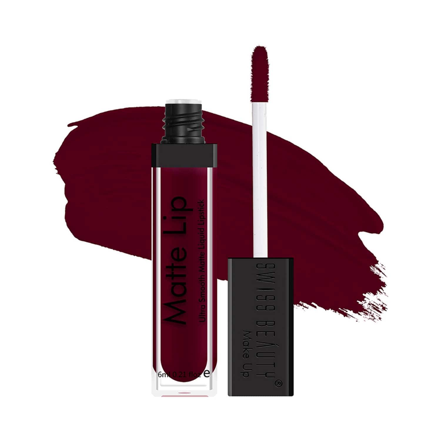 Swiss Beauty | Swiss Beauty Ultra Smooth Matte Liquid Lipstick - Jam (6 ml)