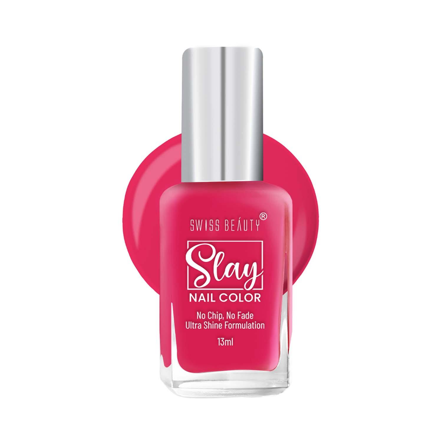 Swiss Beauty | Swiss Beauty Slay Nail Color - Fuchsia Pink (13 ml)