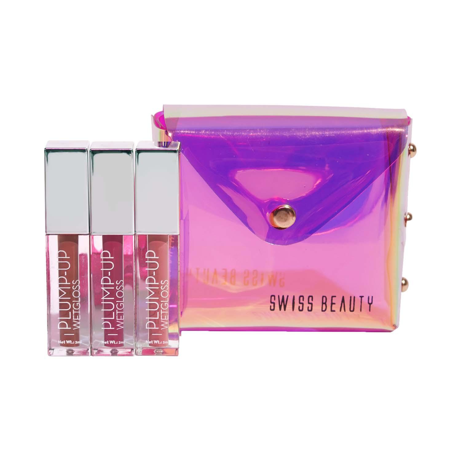 Swiss Beauty | Swiss Beauty Everyday Lip Gloss Trio Kit - Multi-Color (44 g)