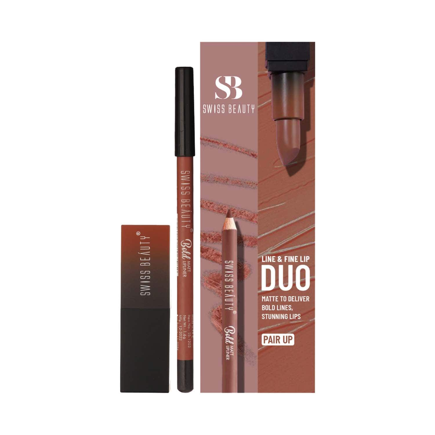 Swiss Beauty | Swiss Beauty Line & Fine Lip Duo (2 pcs)