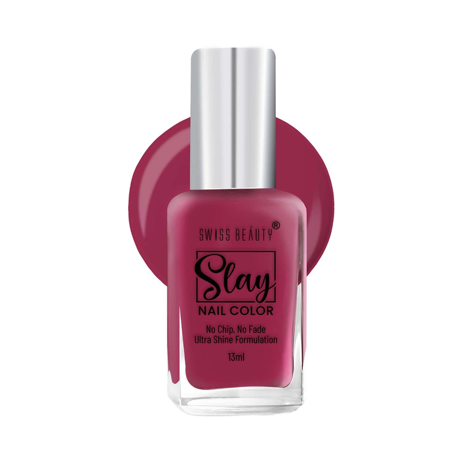 Swiss Beauty | Swiss Beauty Slay Nail Color - Deep Pink (13 ml)