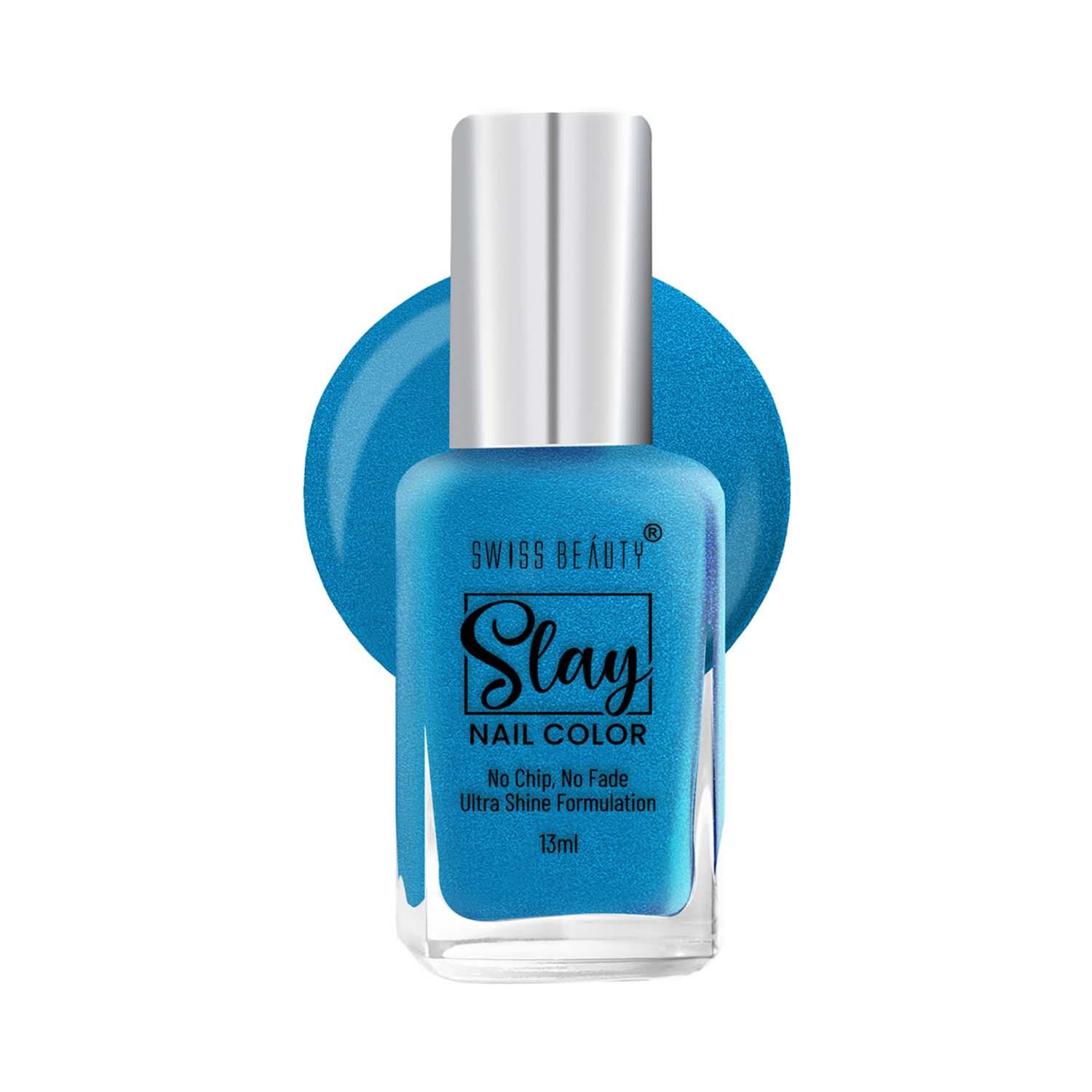 Swiss Beauty | Swiss Beauty Slay Nail Color - Electric Blue (13 ml)