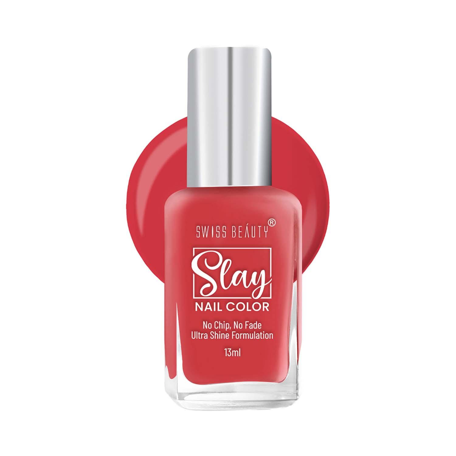Swiss Beauty | Swiss Beauty Slay Nail Color - Red Fiesta (13 ml)