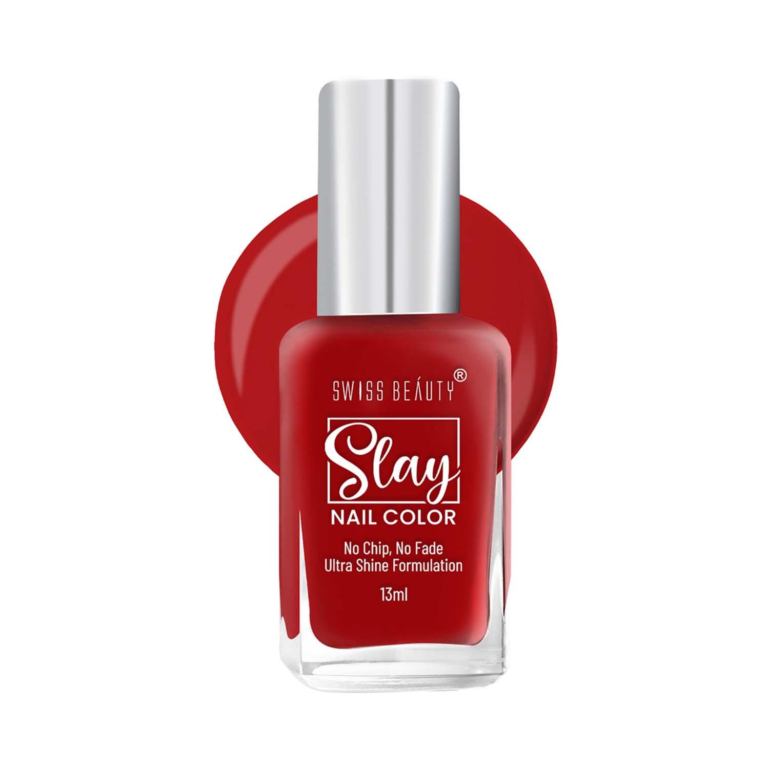Swiss Beauty | Swiss Beauty Slay Nail Color - Silk Red (13 ml)