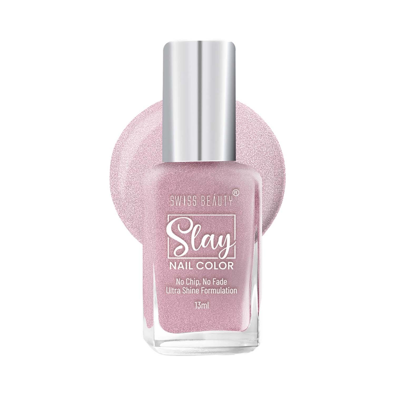 Swiss Beauty Slay Nail Color - Pink Crush (13 ml)