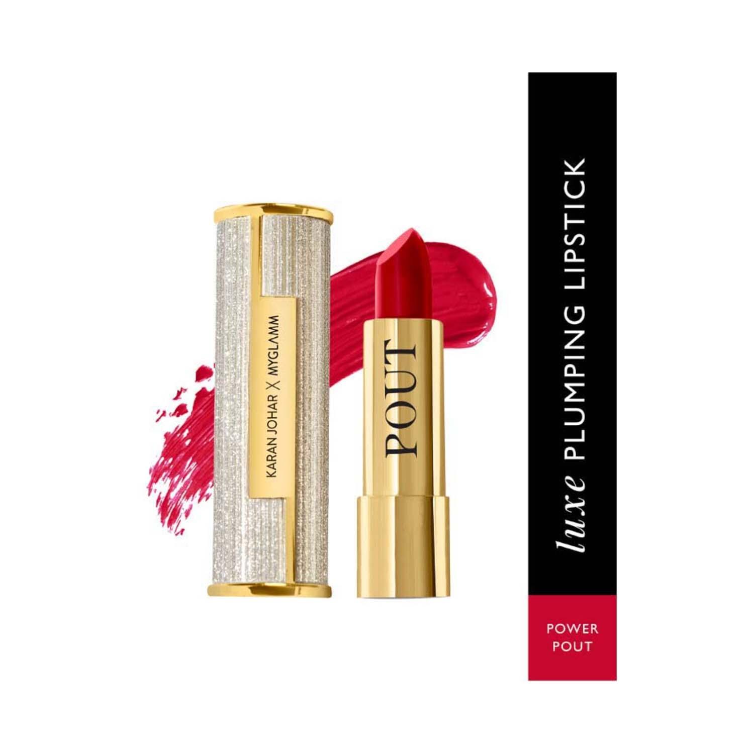 MyGlamm | MyGlamm Pout By Karan Johar Bullet Plumping Lipstick - Power Pout (3.5 g)
