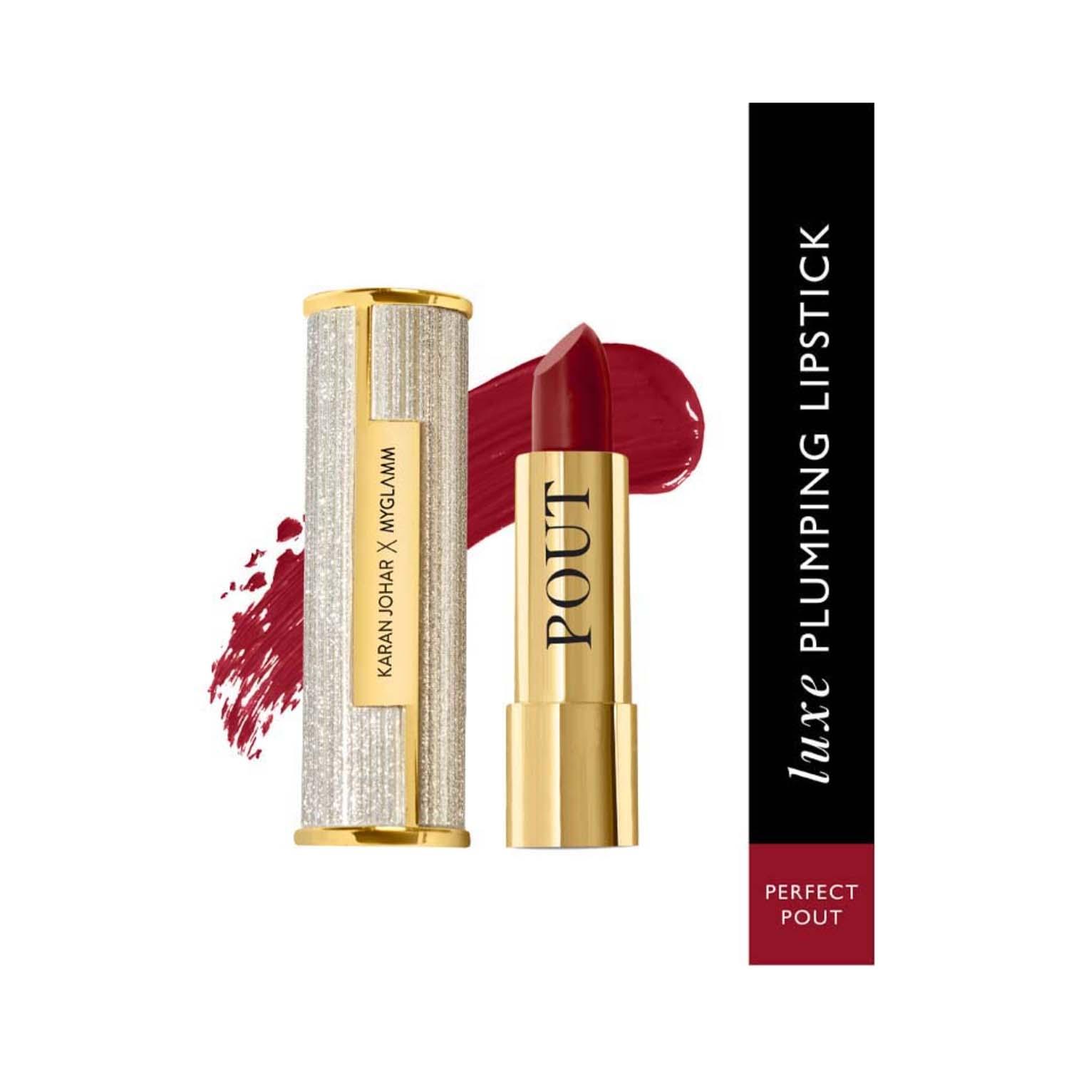 MyGlamm | MyGlamm Pout By Karan Johar Bullet Plumping Lipstick - Perfect Pout (3.5 g)