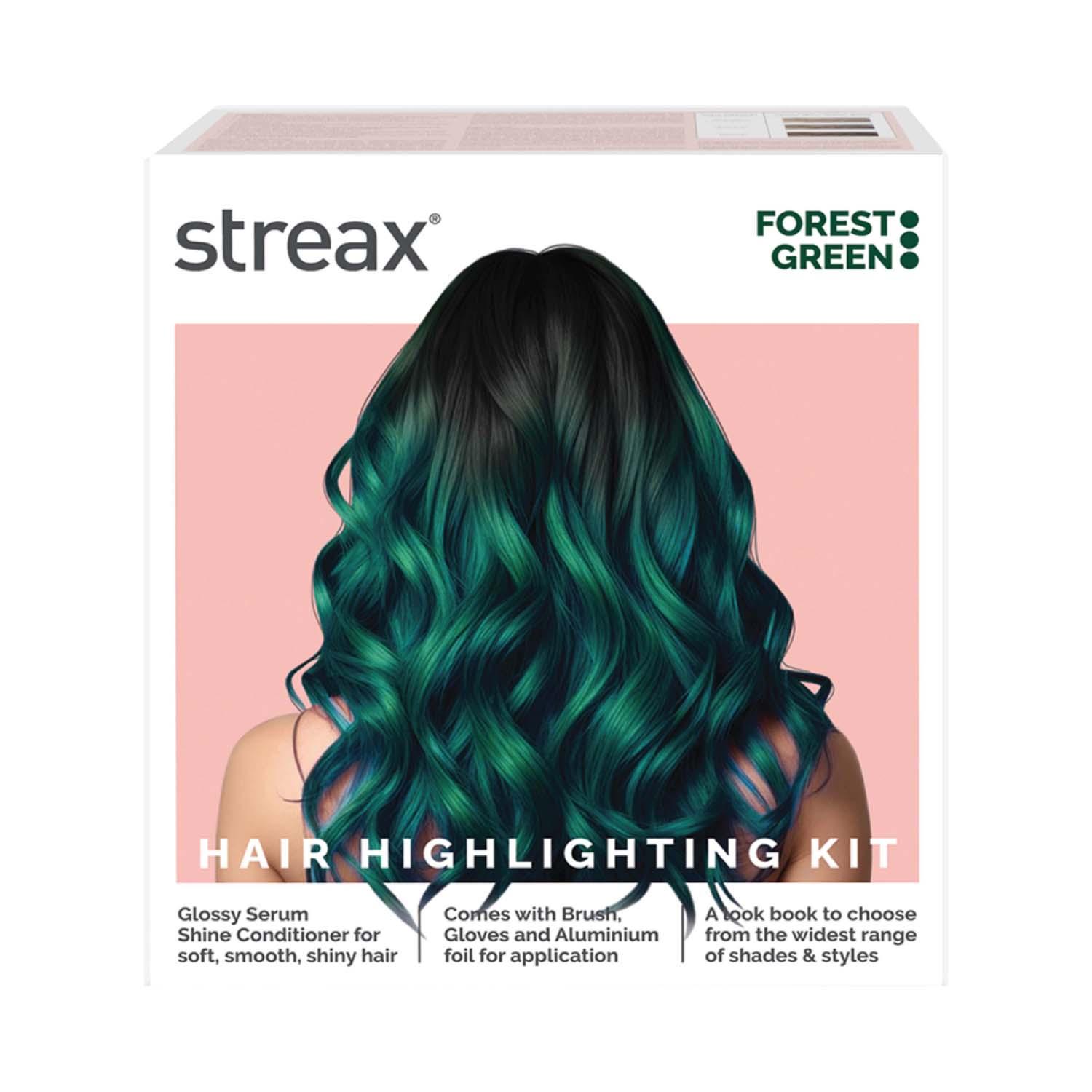 Streax | Streax Ultralights Hair Color Highlight Kit - Forest Green (180 g)