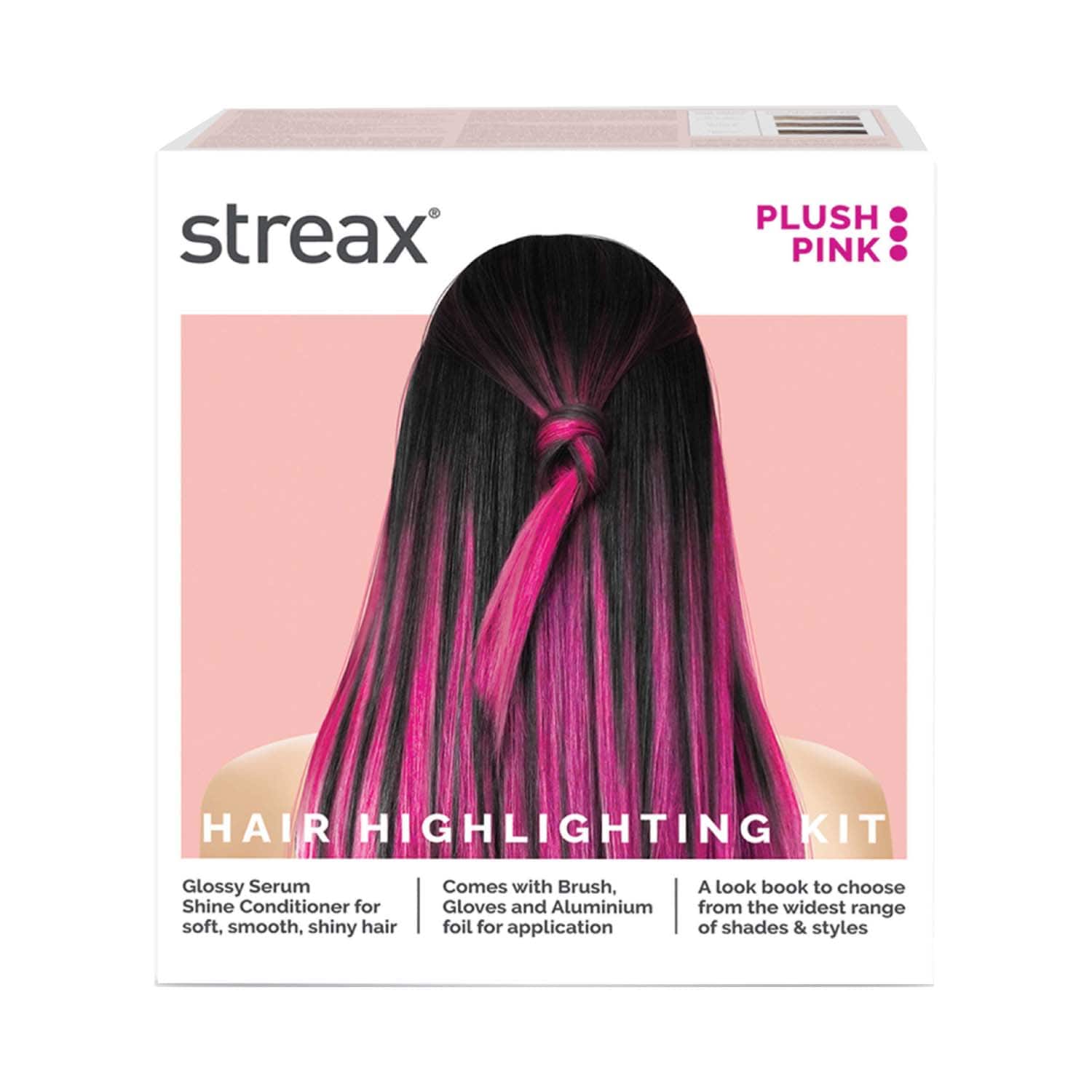 Streax | Streax Ultralights Hair Color Highlight Kit - Plush Pink (180 g)