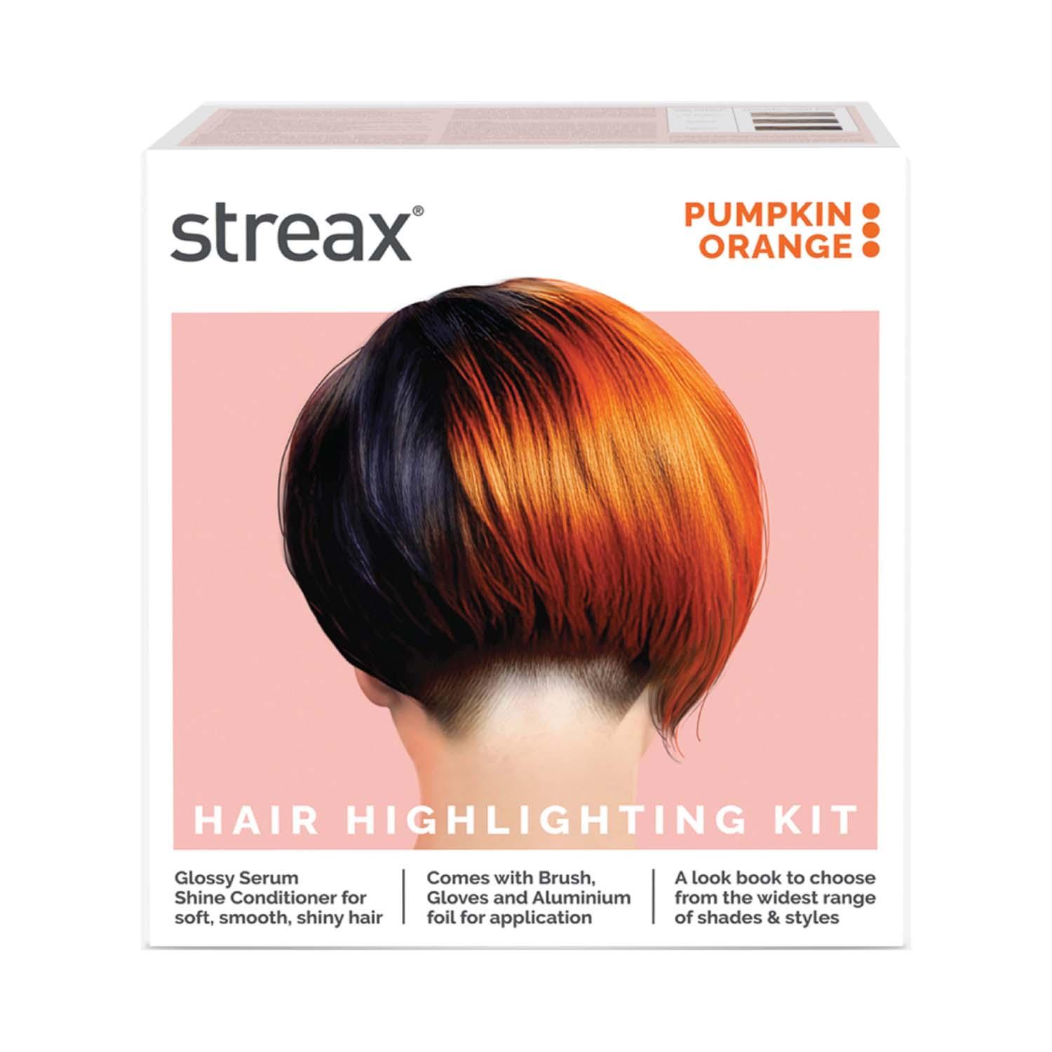 Streax | Streax Ultralights Hair Color Highlight Kit - Pumpkin Orange (180 g)