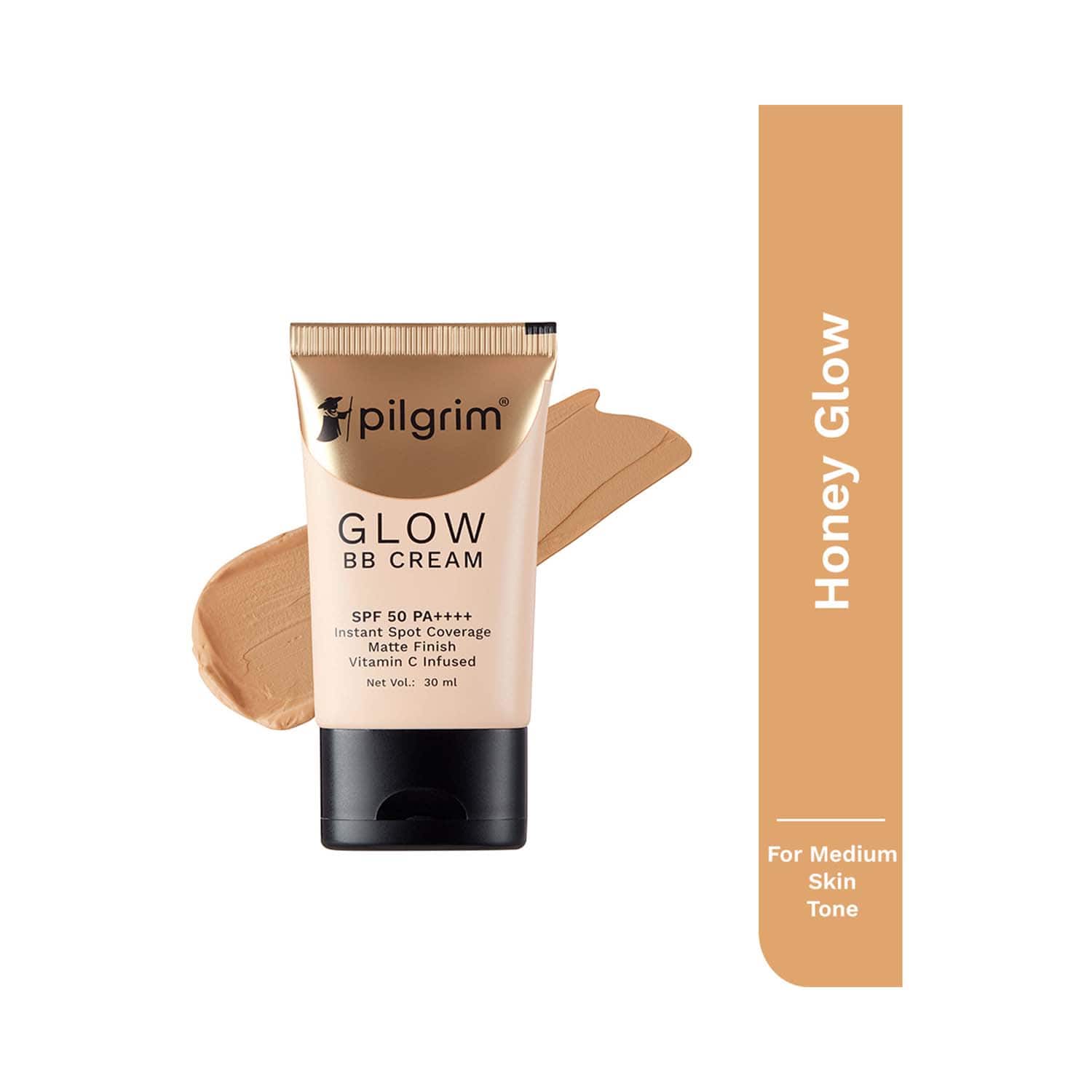 Pilgrim | Pilgrim BB Cream With SPF 50 PA++++ - Honey Glow (30 g)