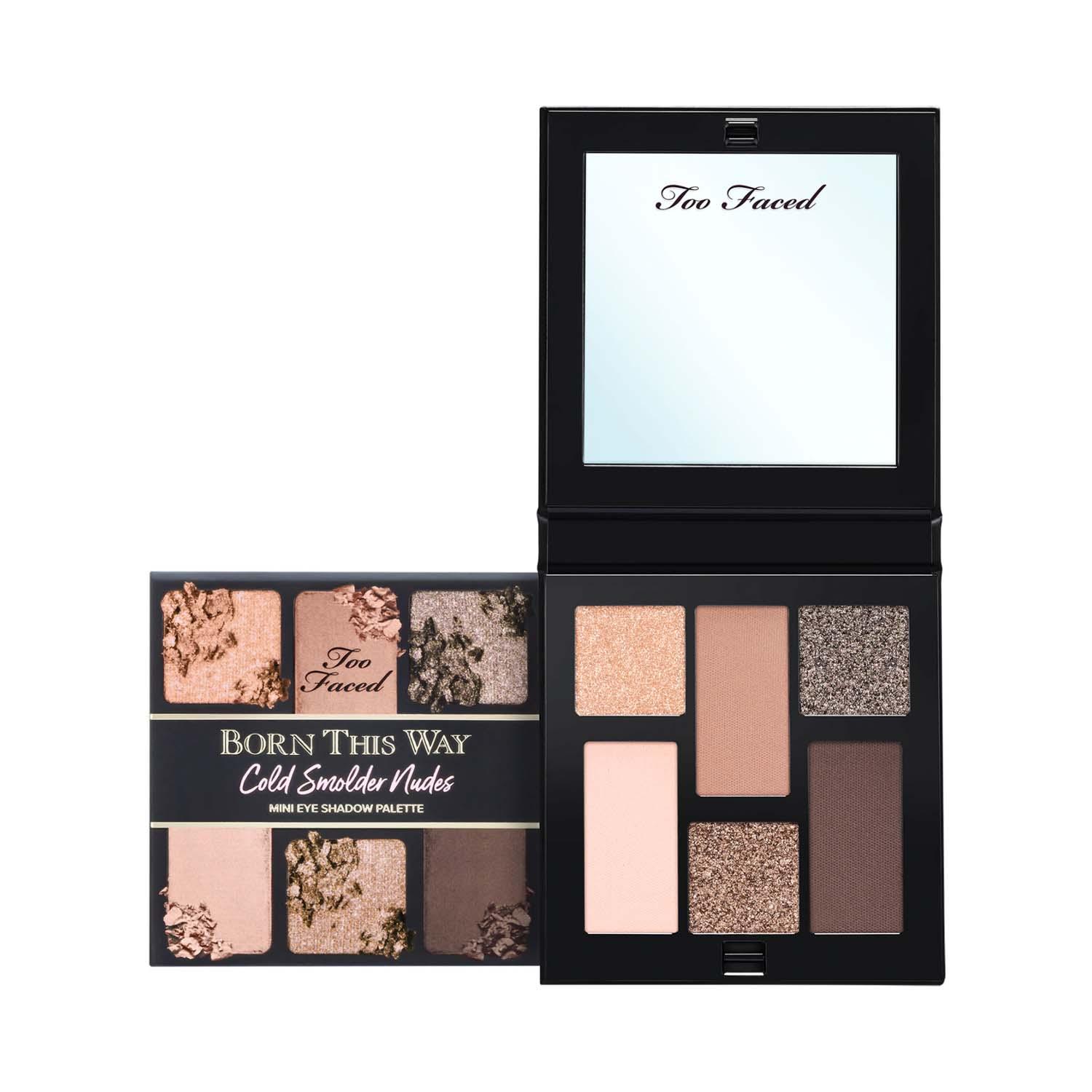Too Faced | Too Faced Born This Way Nude Mini Eyeshadow Palette - Cold Smolder Nudes (5.7 g)