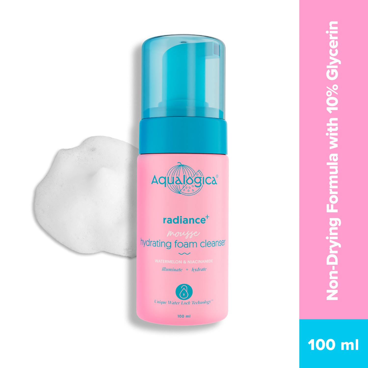 Aqualogica | Aqualogica Radiance+ Mousse Hydrating Foam Face Cleanser (100 ml)