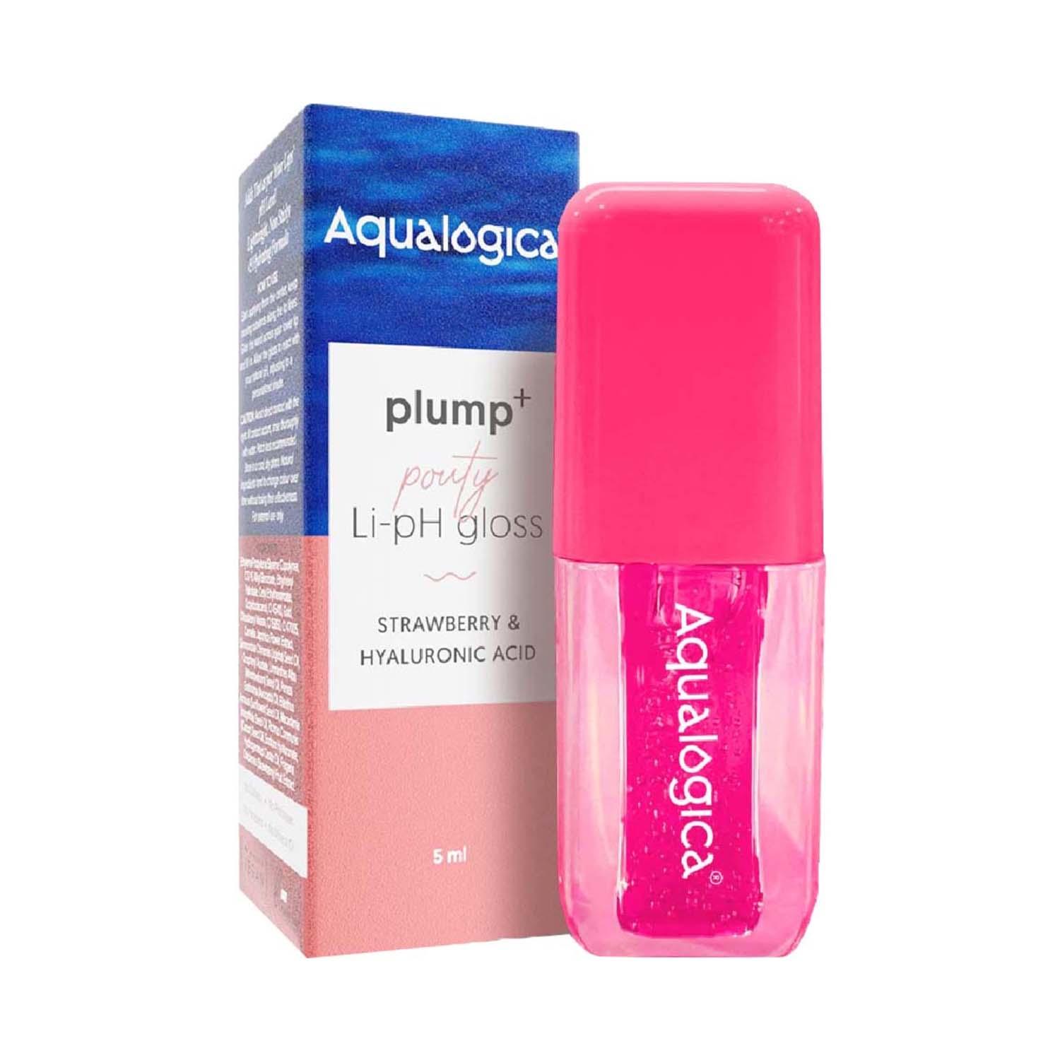 Aqualogica | Aqualogica Plump+ Pouty Li-Ph Lip Gloss - Watermelon Slice (5 ml)