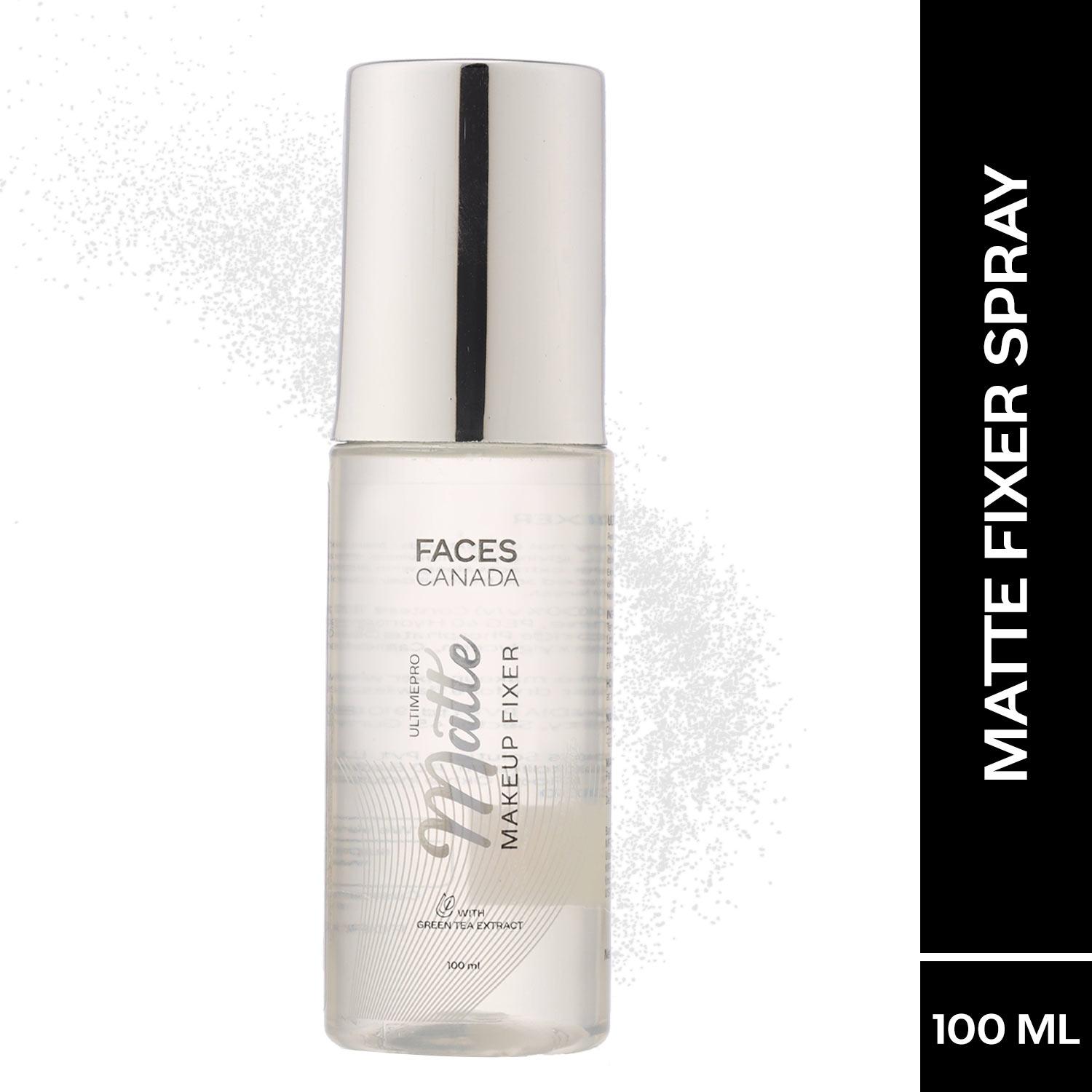 Faces Canada | Faces Canada Ultime Pro Matte Makeup Fixer, Long Lasting Makeup Setting Spray (100 ml)