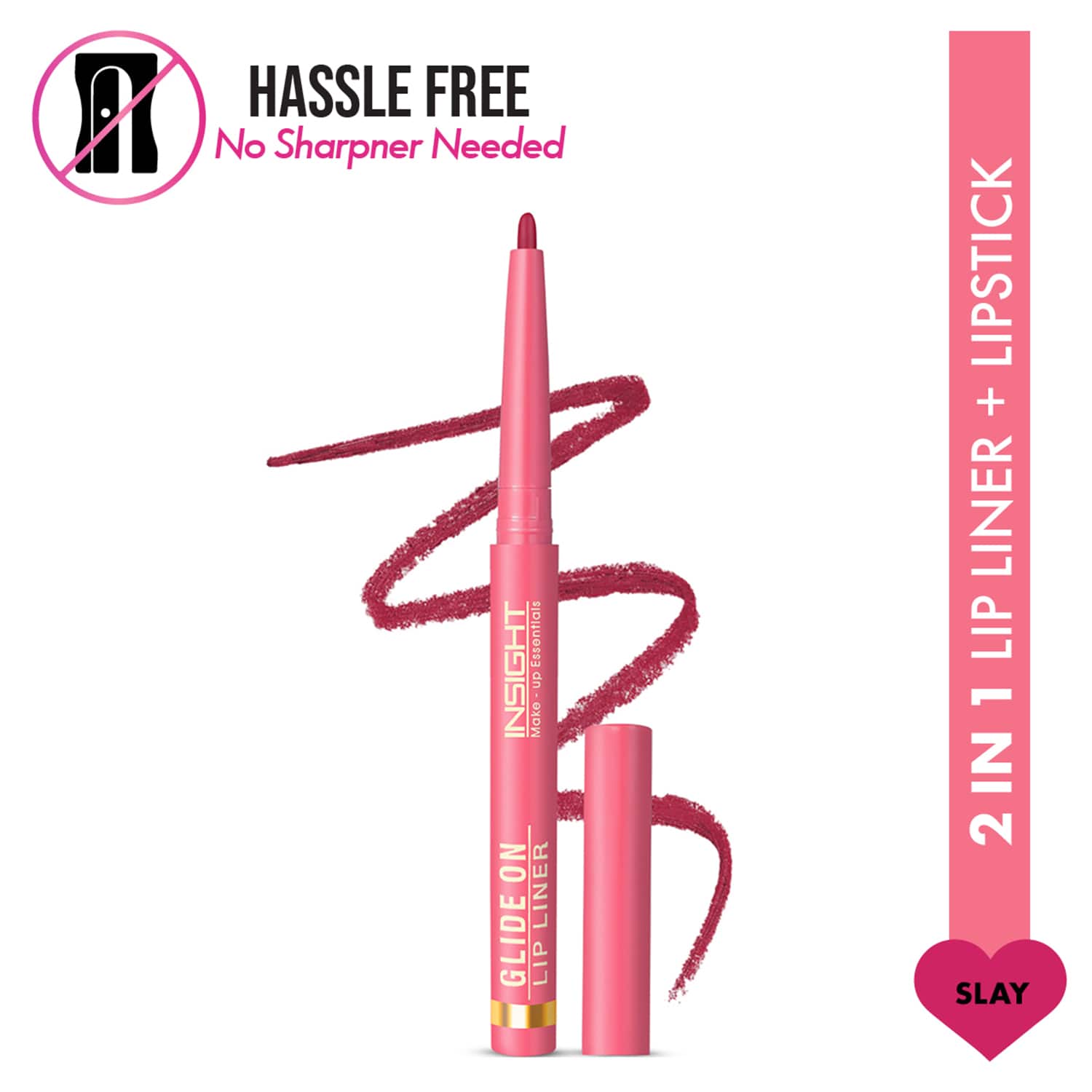 Insight Cosmetics | Insight Cosmetics Glide On Lip Liner - Slay (0.3 g)