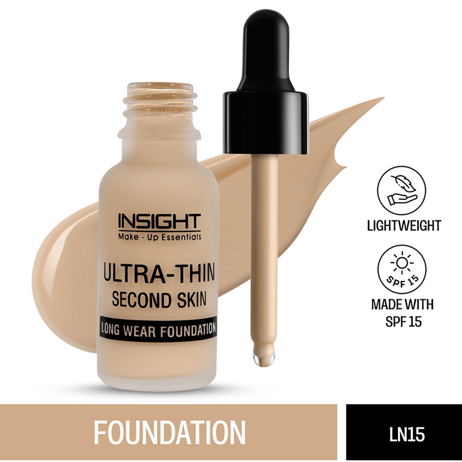 Insight Cosmetics | Insight Cosmetics Ultra-Thin Second Skin Foundation with SPF 15 - LN15 (20 ml)