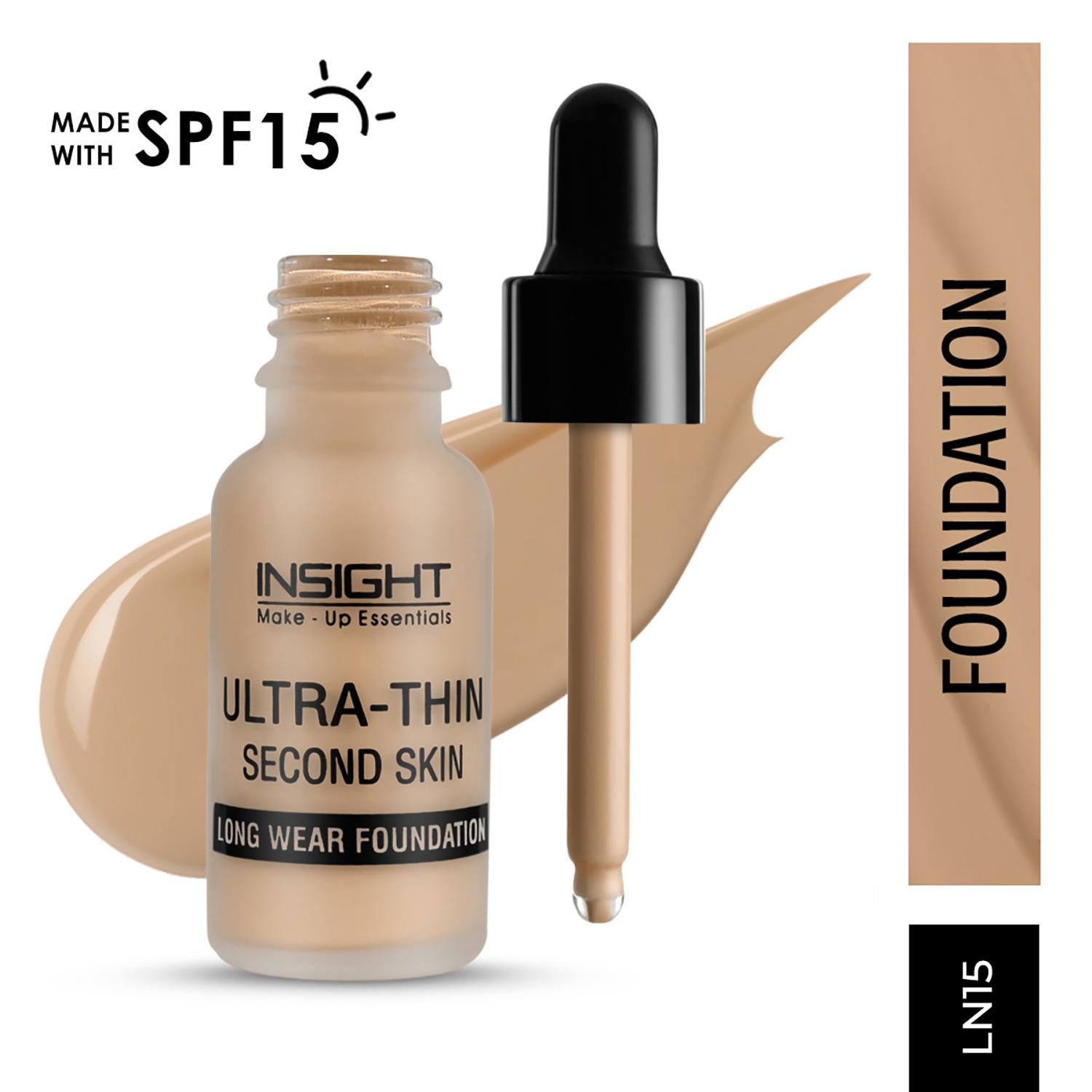 Insight Cosmetics | Insight Cosmetics Ultra-Thin Second Skin Foundation with SPF 15 - LN15 (20 ml)