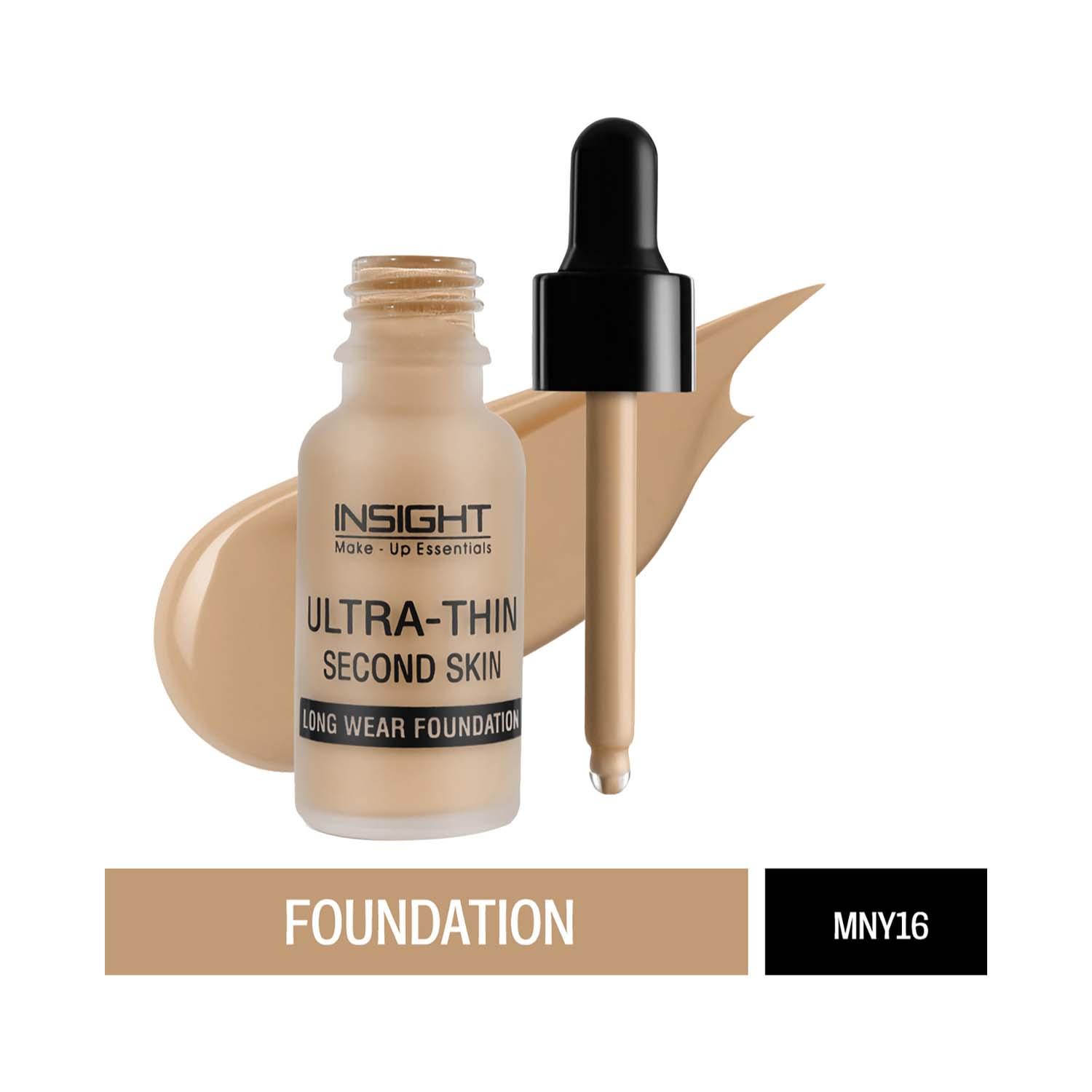 Insight Cosmetics | Insight Cosmetics Ultra-Thin Second Skin Foundation with SPF 15 - MNY16 (20 ml)