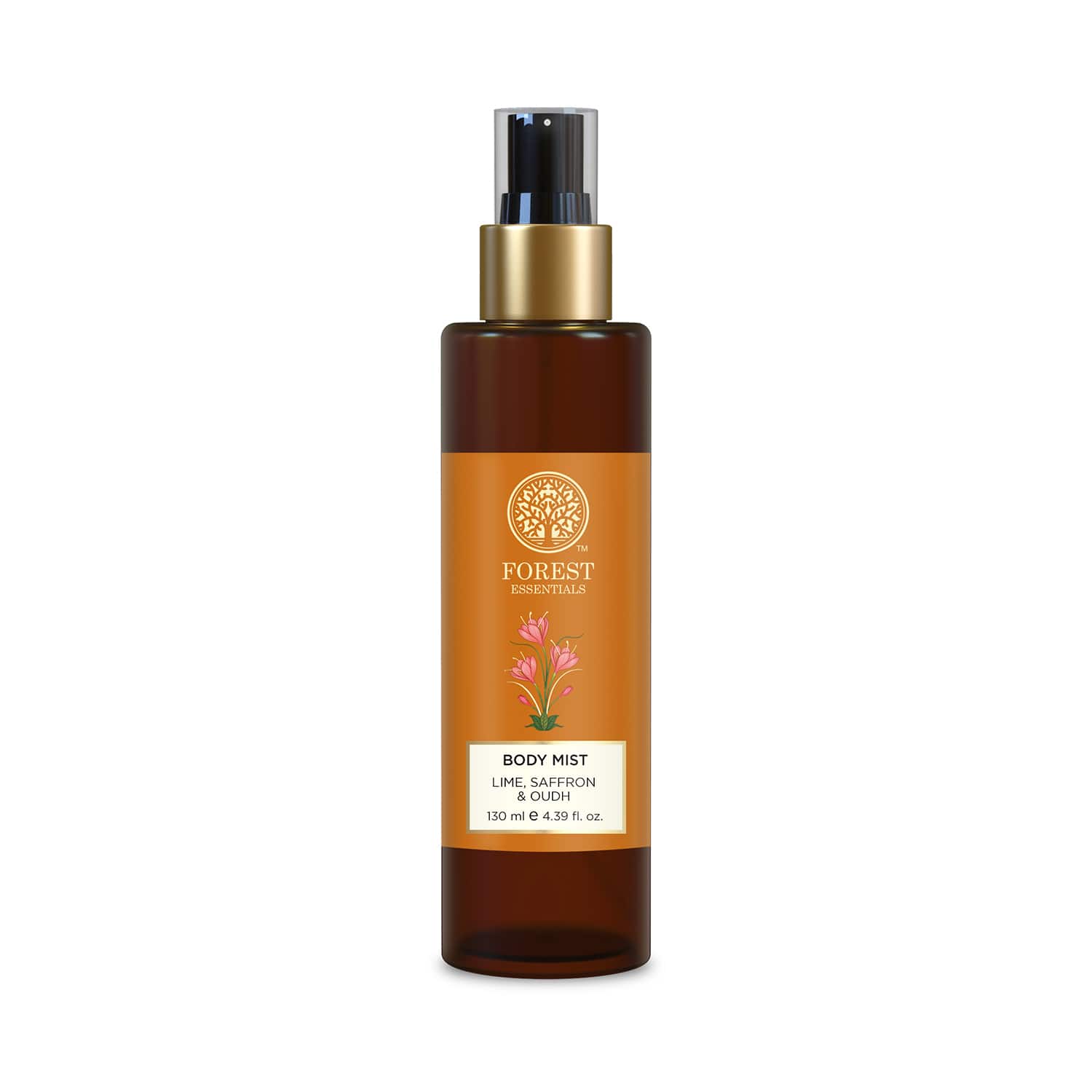 Forest Essentials | Forest Essentials Lime Saffron & Oudh Body Mist (130 ml)