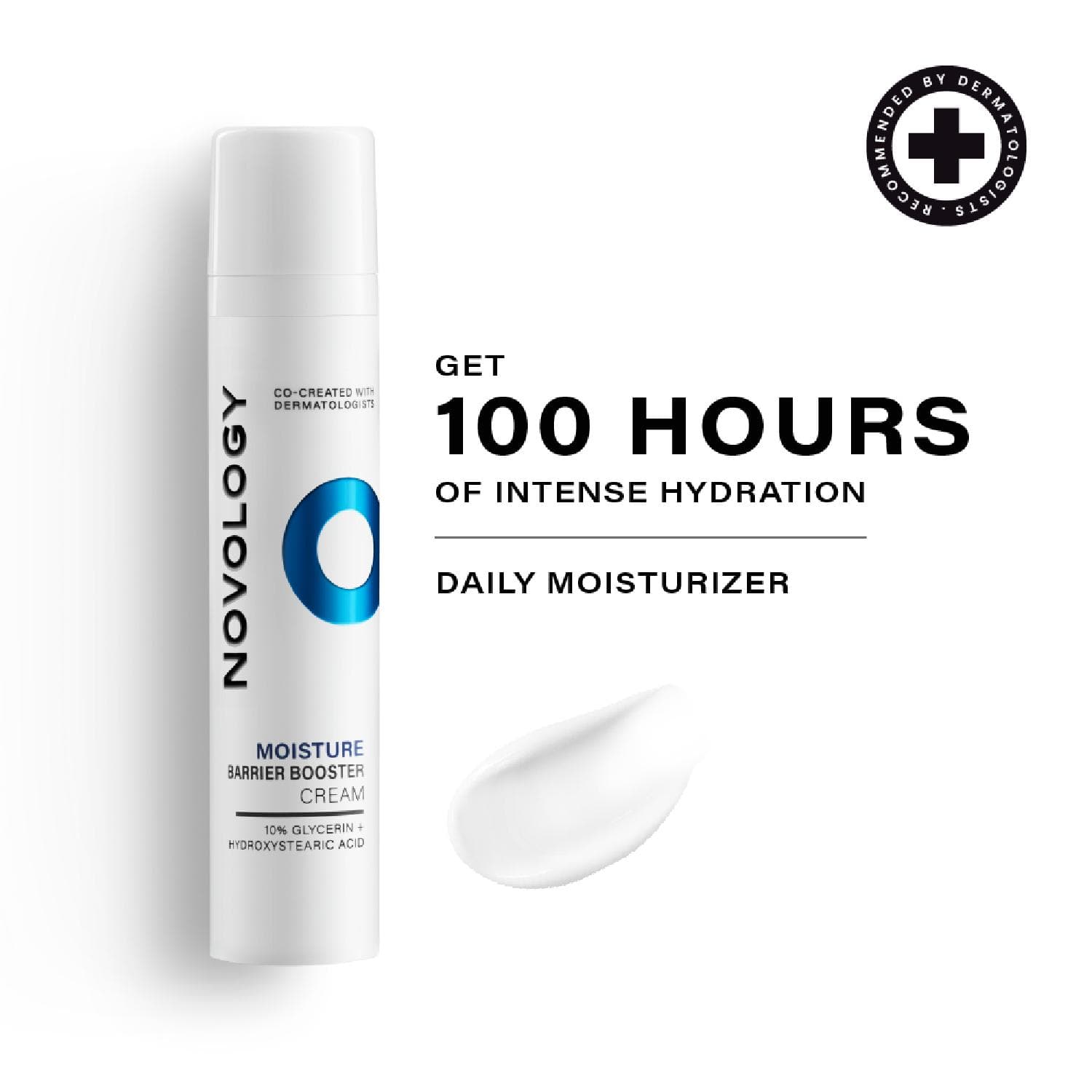 Novology | Novology Moisture Barrier Cream Face Moisturiser for Hydration For Dehydrated & Dry Skin (50 g)
