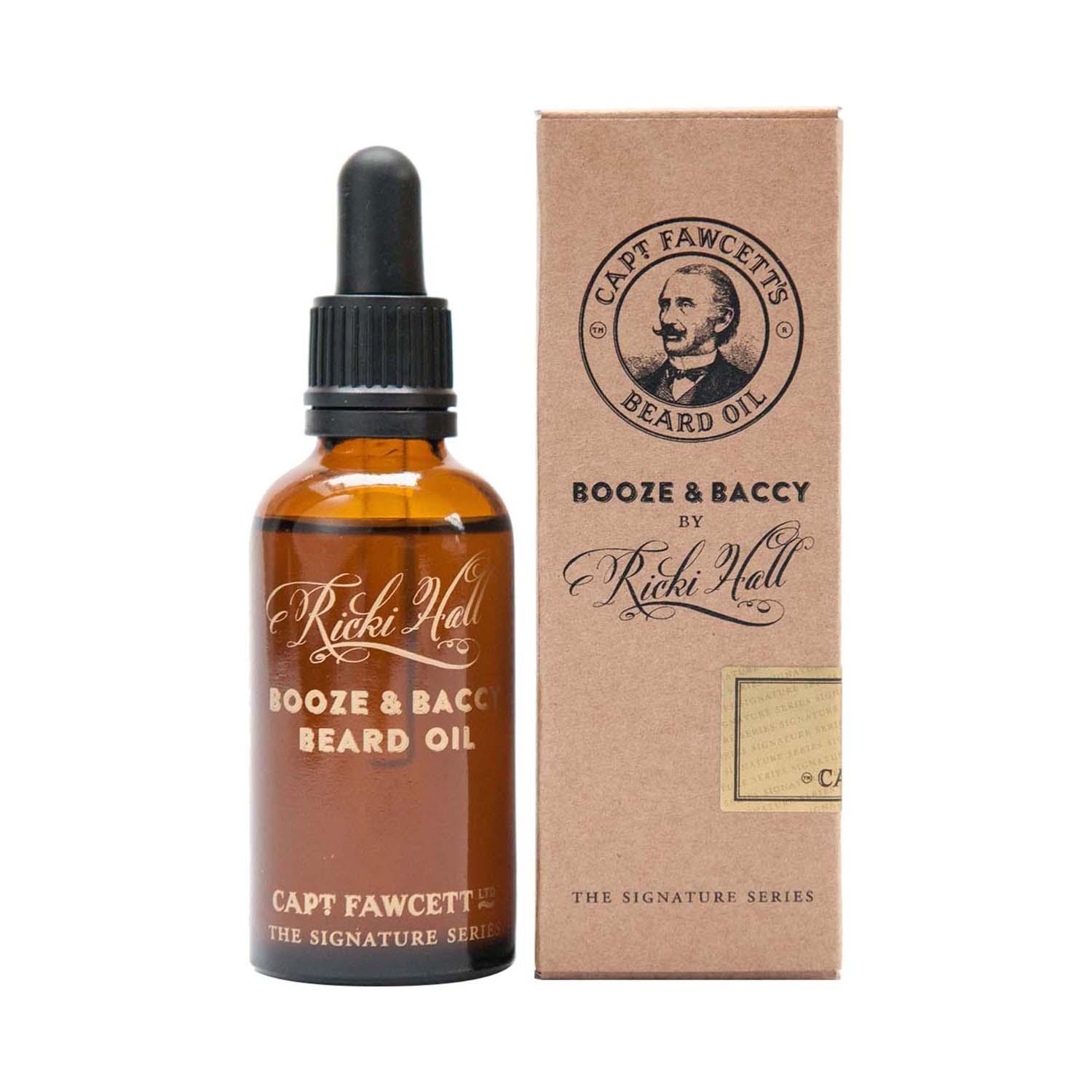 Captain Fawcett Ricki Hall's Booze & Baccy Beard Oil (50 ml)