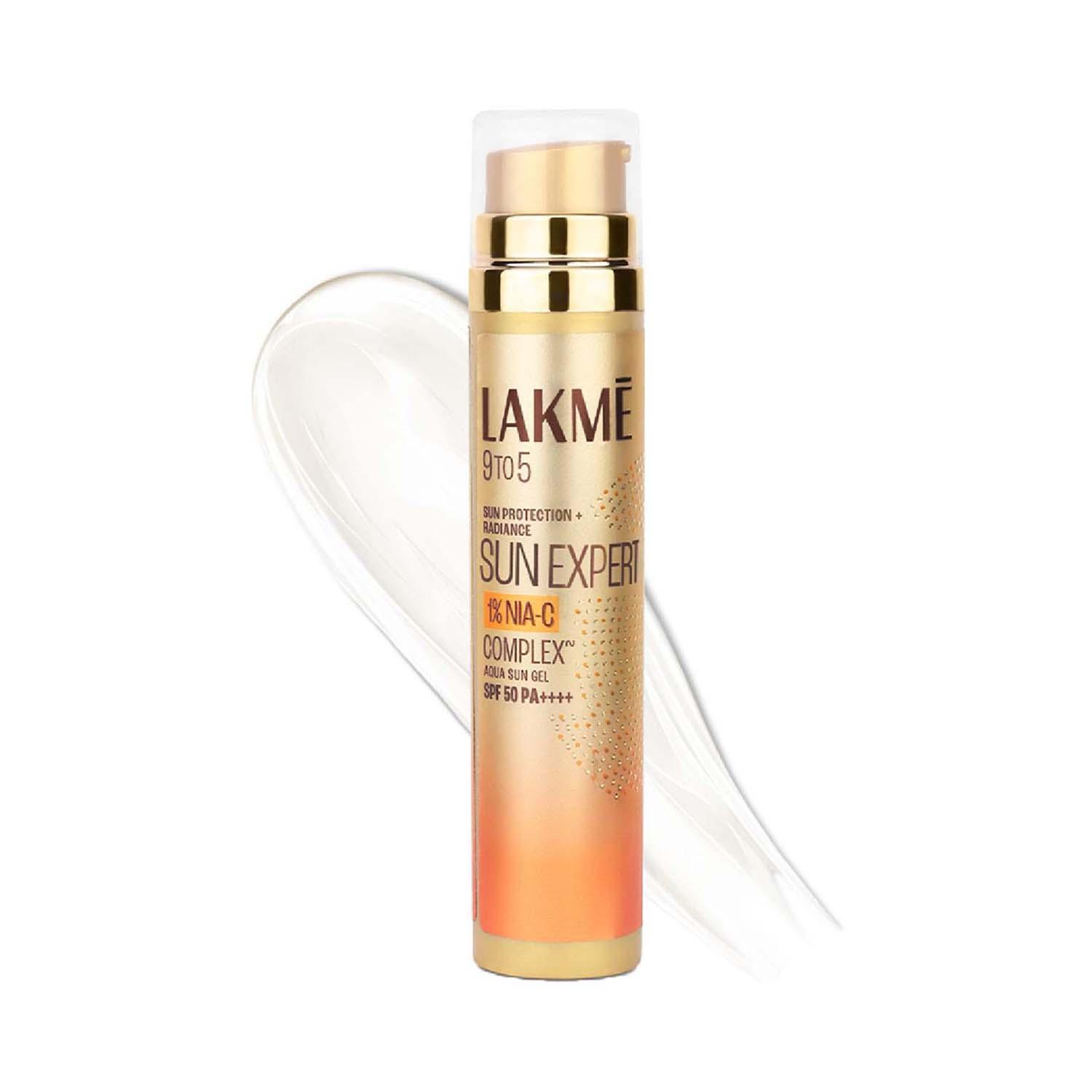 Lakme | Lakme Sun Expert 1% Nia, Vit-C Sunscreen with SPF 50 PA+++ (56 g)