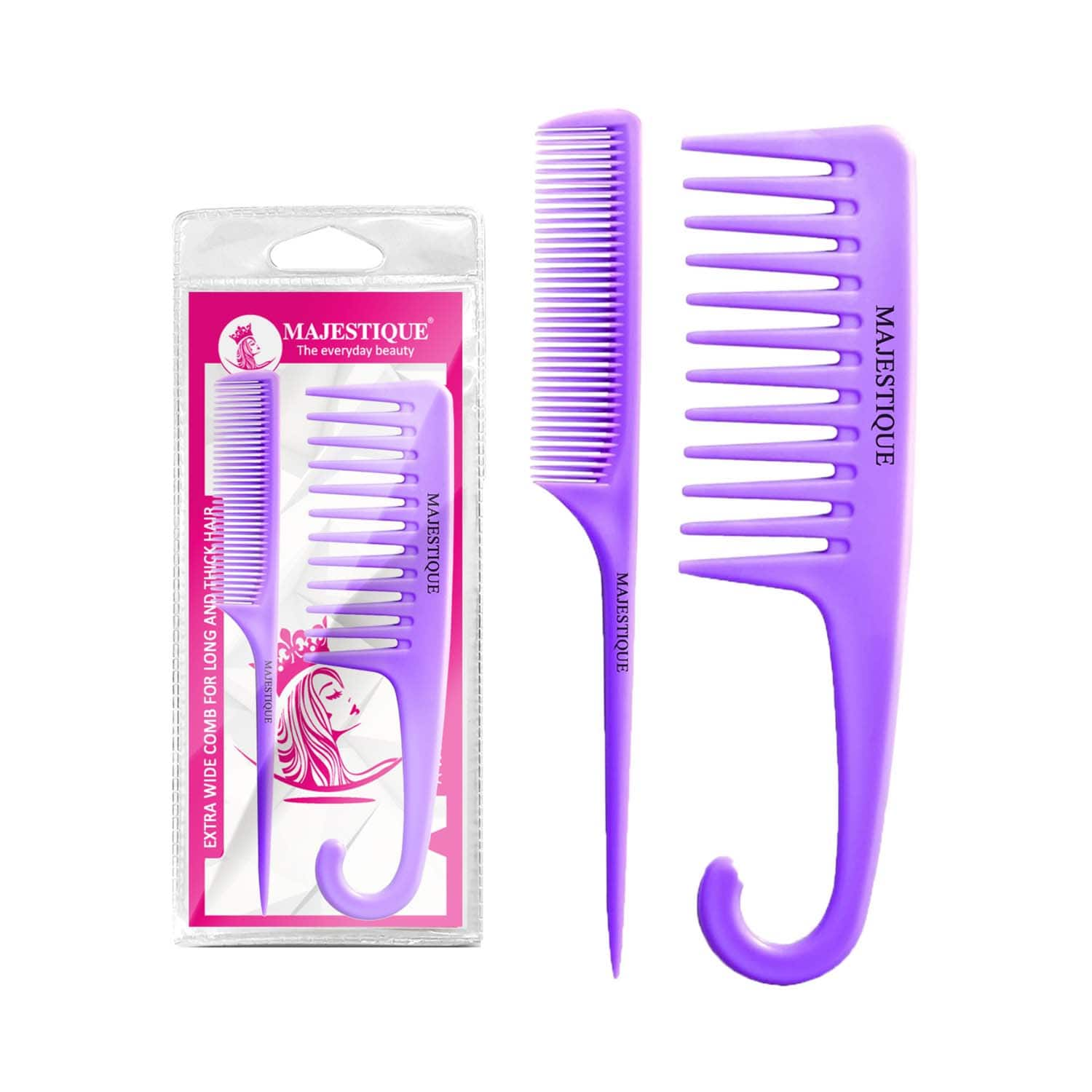 Majestique | Majestique Tail and Hang Loop Grooming Comb (2 pcs)