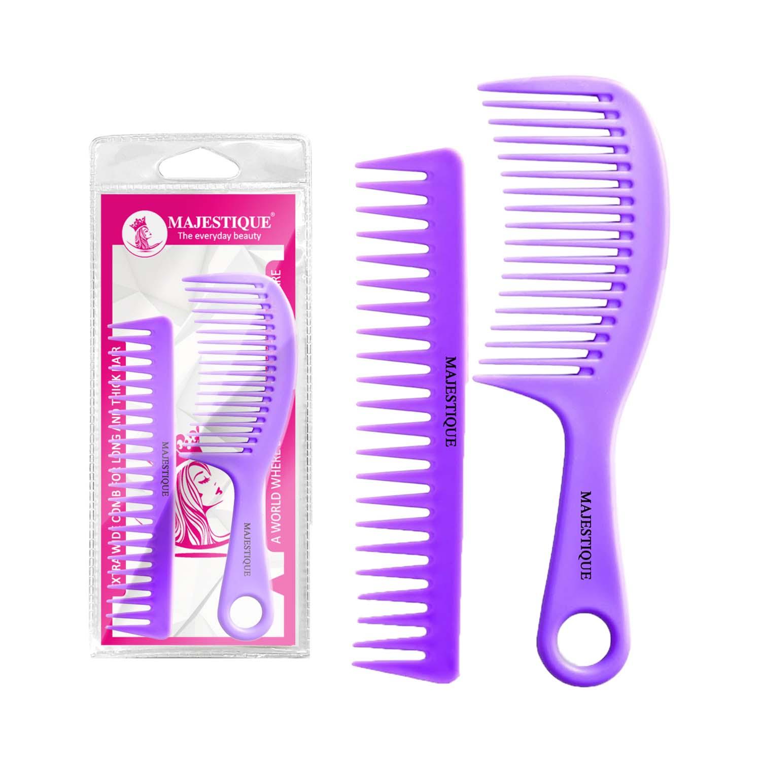 Majestique | Majestique Extra Wide Comb For Long and Thick Hair (2 pcs)