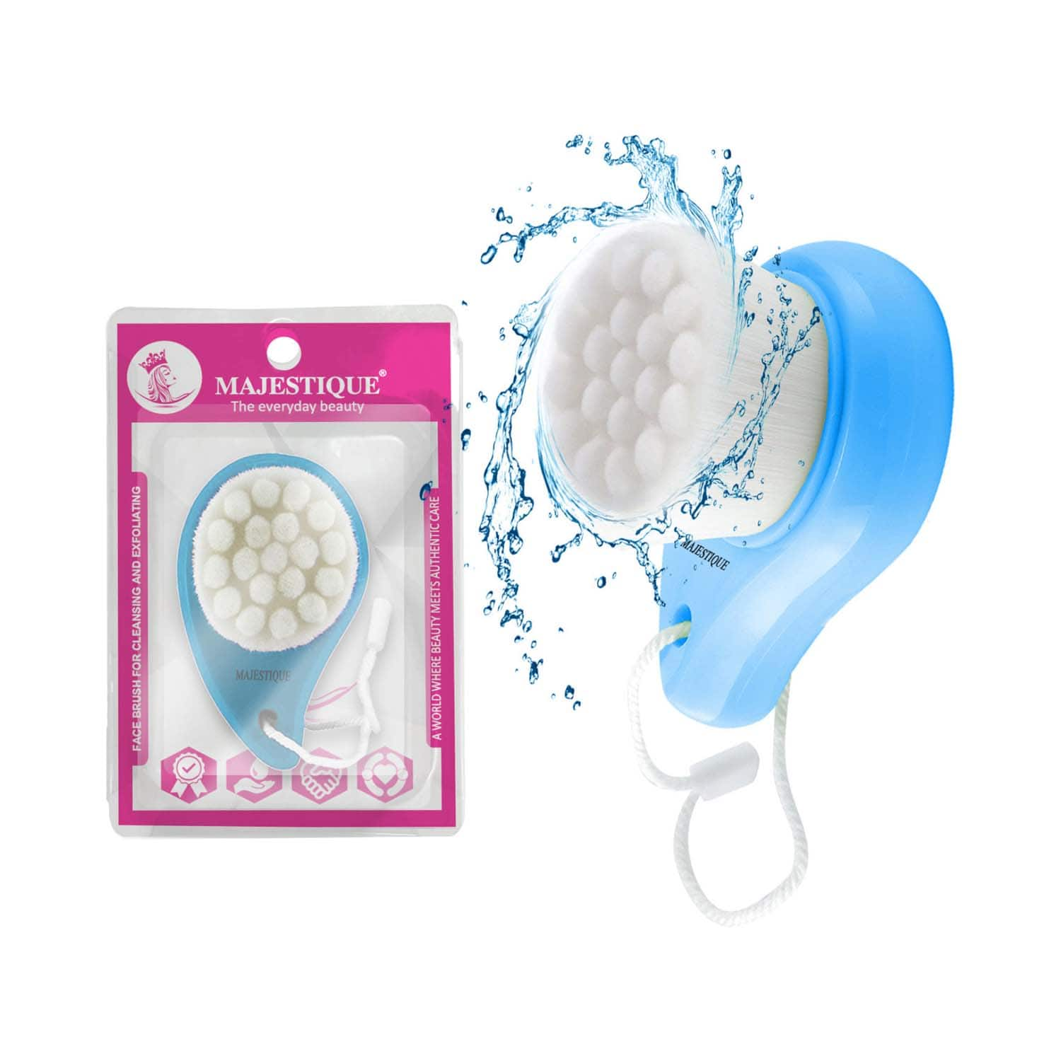 Majestique | Majestique Face Brush For Cleansing and Exfoliating (1 pc)