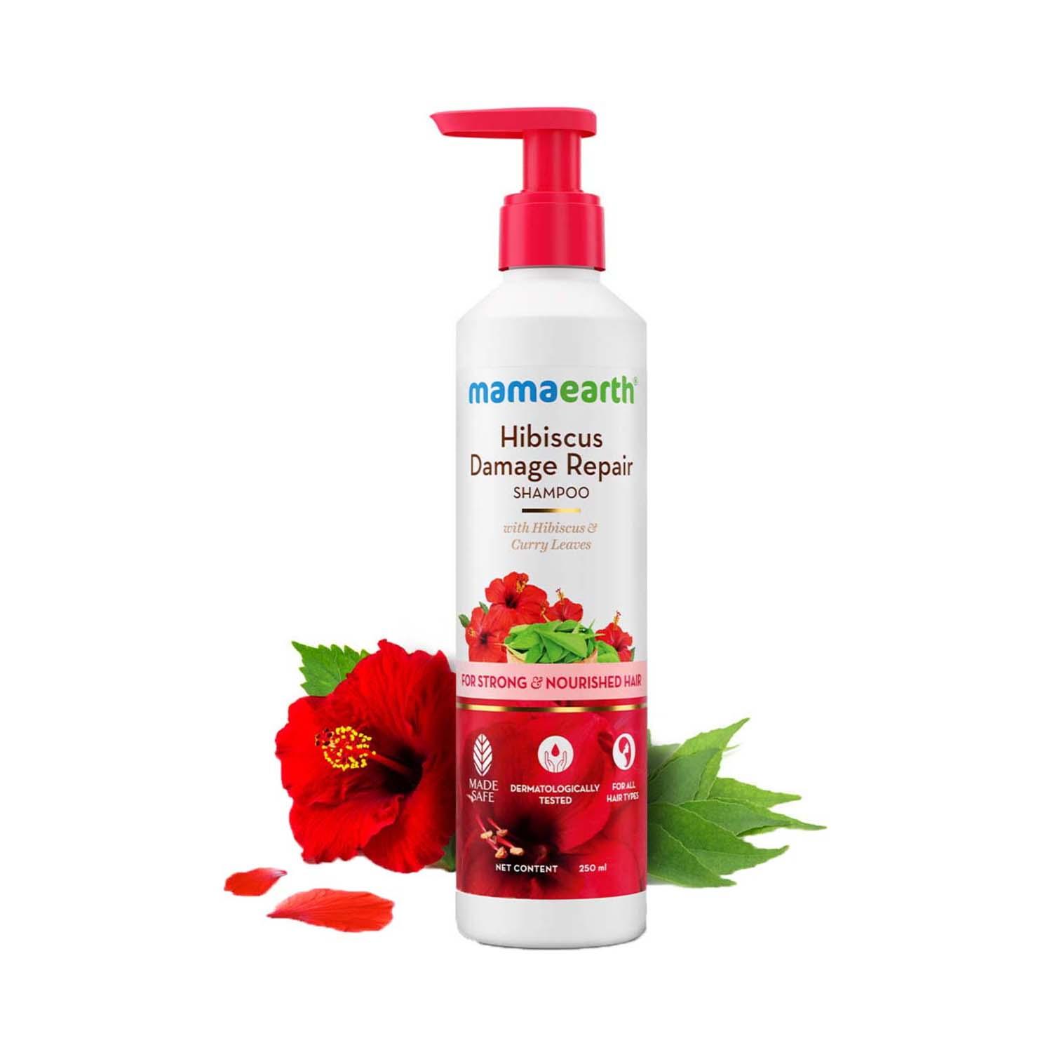 Mamaearth Hibiscus Damage Repair Shampoo (250 ml)
