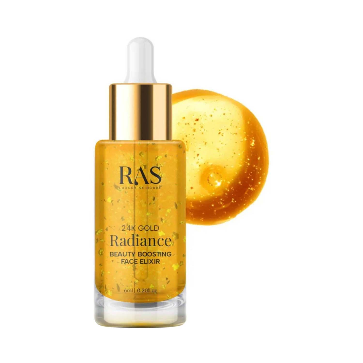 Ras Luxury Skincare | Ras Luxury Skincare 24K Gold Radiance Beauty Boosting Face Elixir (6 ml)