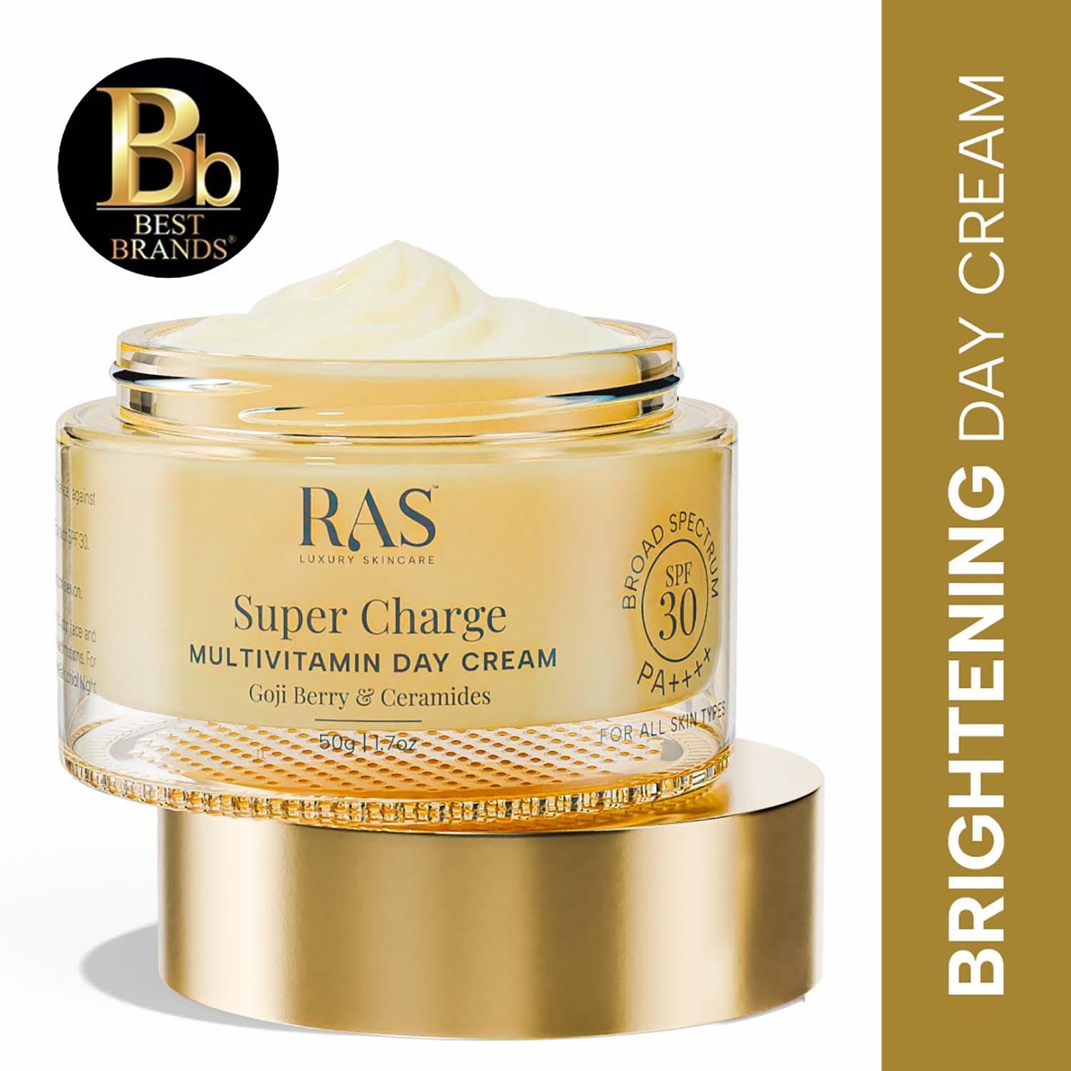 Ras Luxury Skincare | Ras Luxury Skincare Super Charge Multivitamin Day Cream With SPF 30 PA++++ (50 g)