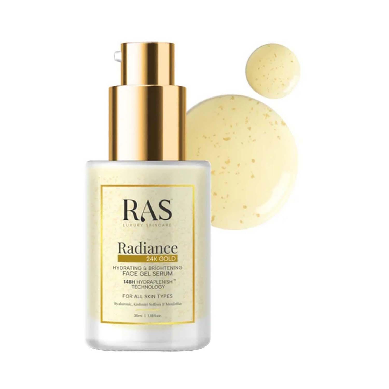 Ras Luxury Skincare | Ras Luxury Skincare Radiance 24K Gold Brightening Face Gel Serum (35 ml)