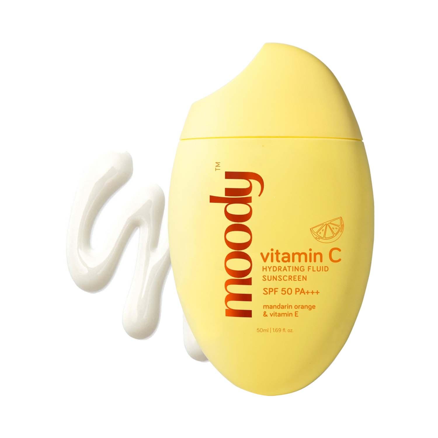  | Moody Vitamin C Hydrating Fluid Sunscreen with SPF 50 PA+++ (50 ml)