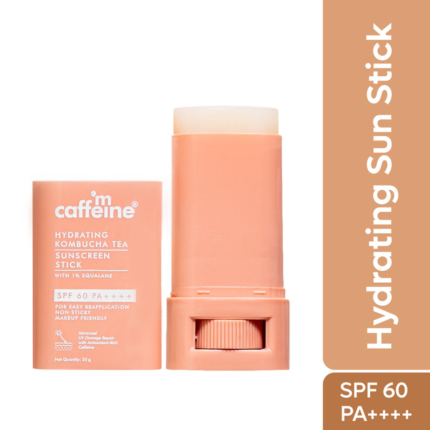 mCaffeine | mCaffeine Kombucha Tea Sunscreen Stick with 1% Squalane SPF 60 PA++++ (20 g)