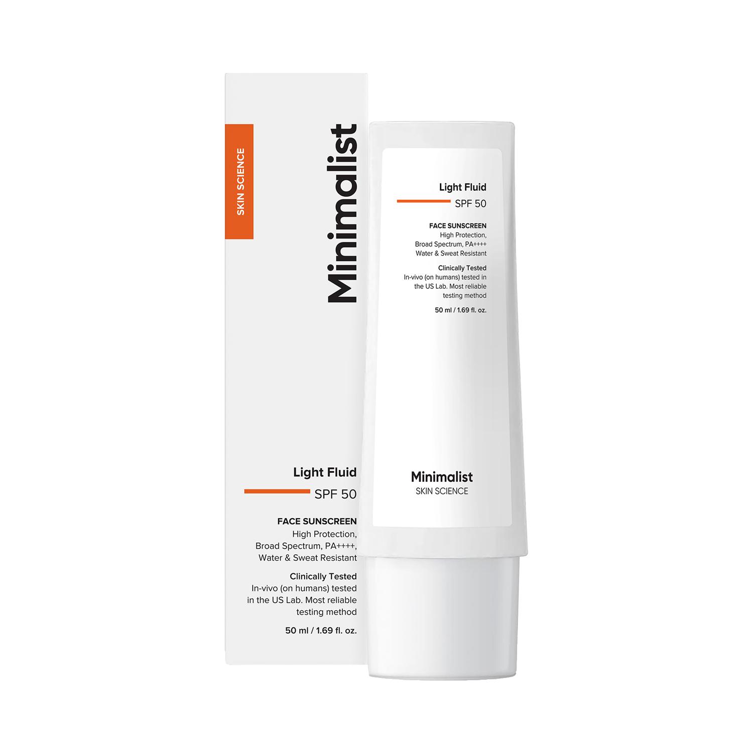 Minimalist | Minimalist Light Fluid SPF 50 Face Sunscreen (50 ml)