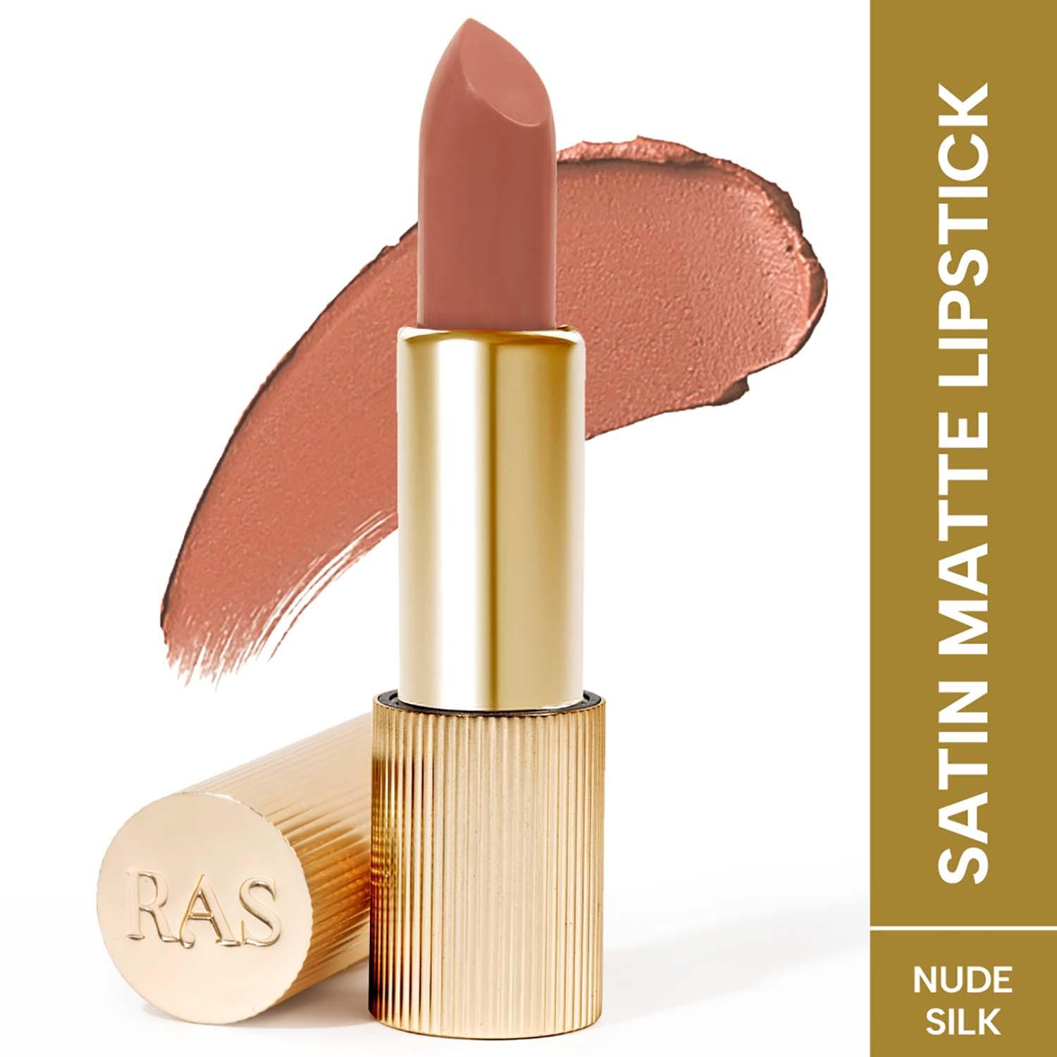 Ras Luxury Skincare | Ras Luxury Skincare Lumiere Satin Matte Lipstick - Nude Silk (4.2 g)