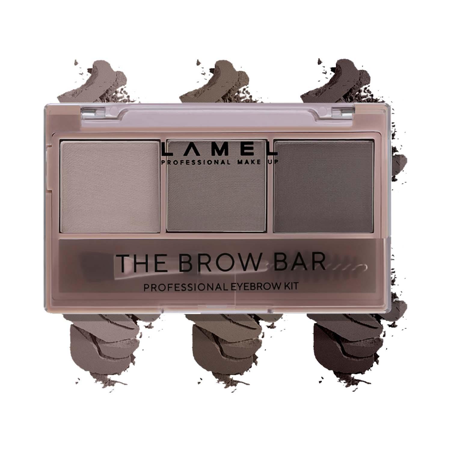 Lamel | Lamel The Brow Bar Eye Shadow Palette - 401 Mid Brown (4.5 g)
