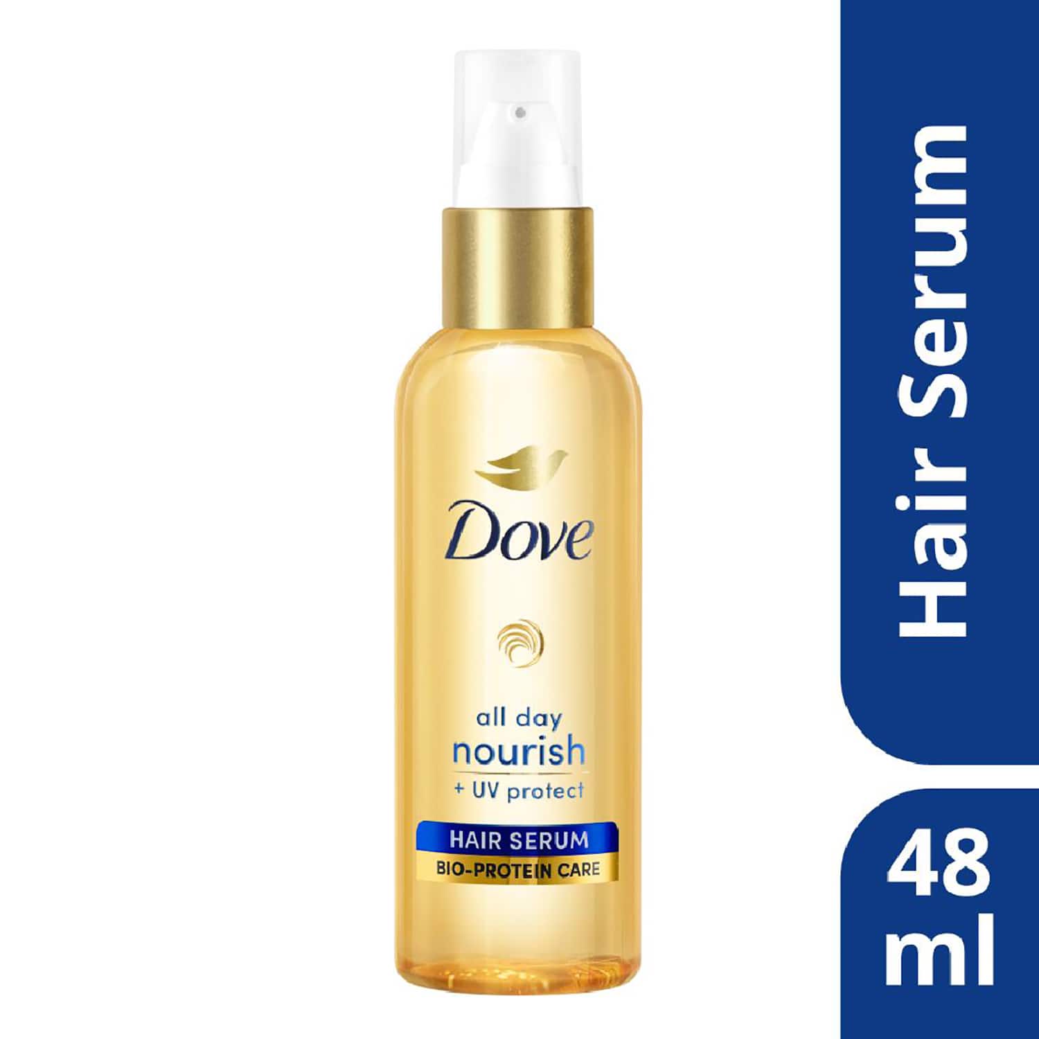 Dove | Dove All Day Nourish + UV Protect Hair Serum For All Hair Types With Bio Protein Care (48 ml)