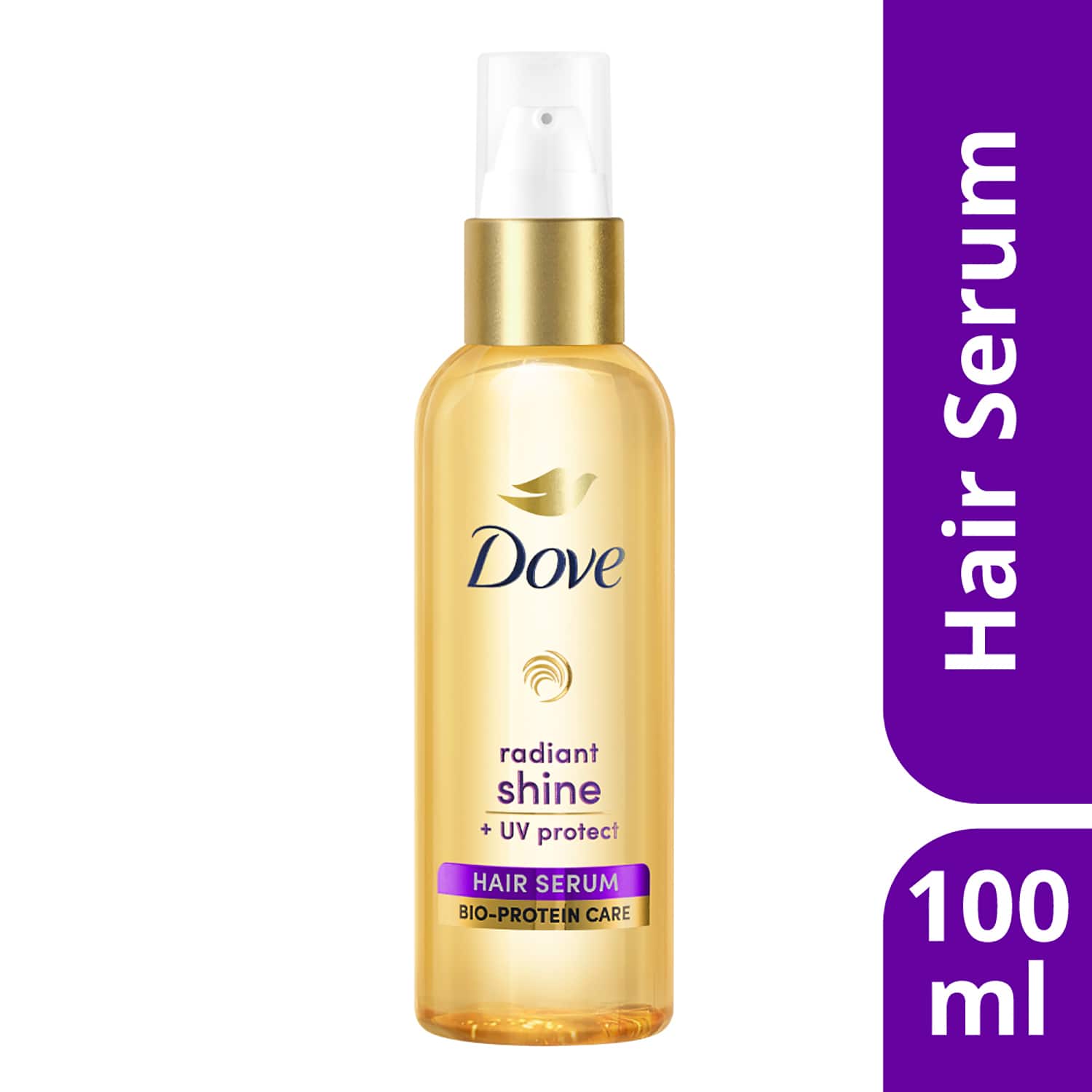 Dove | Dove Radiant Shine + UV Protect Hair Serum For Dry & Frizzy Hair (100 ml)