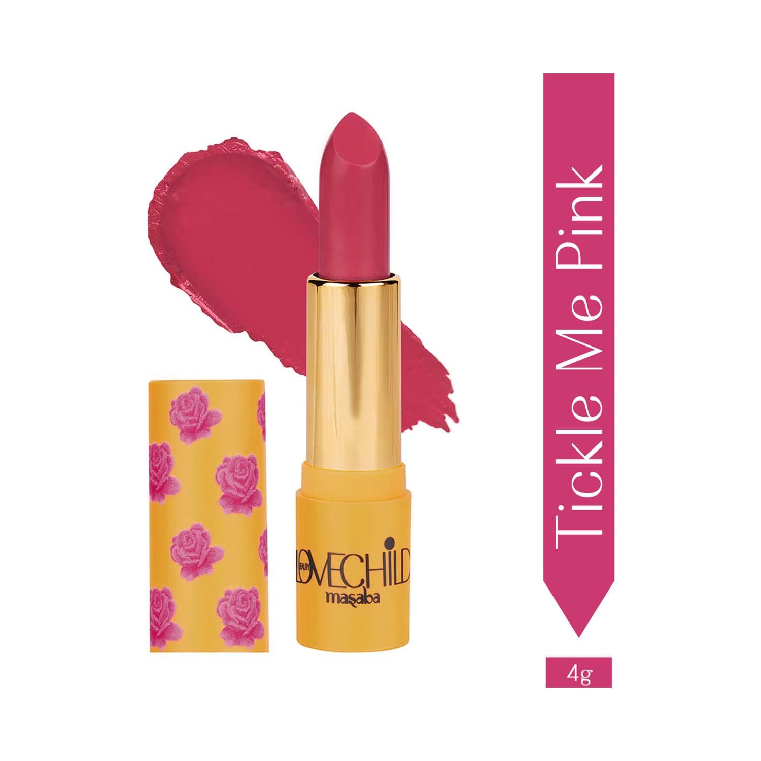 LoveChild Masaba | LoveChild Masaba Rani Core Luxe Matte Lipstick - Tickle Me Pink (4 g)