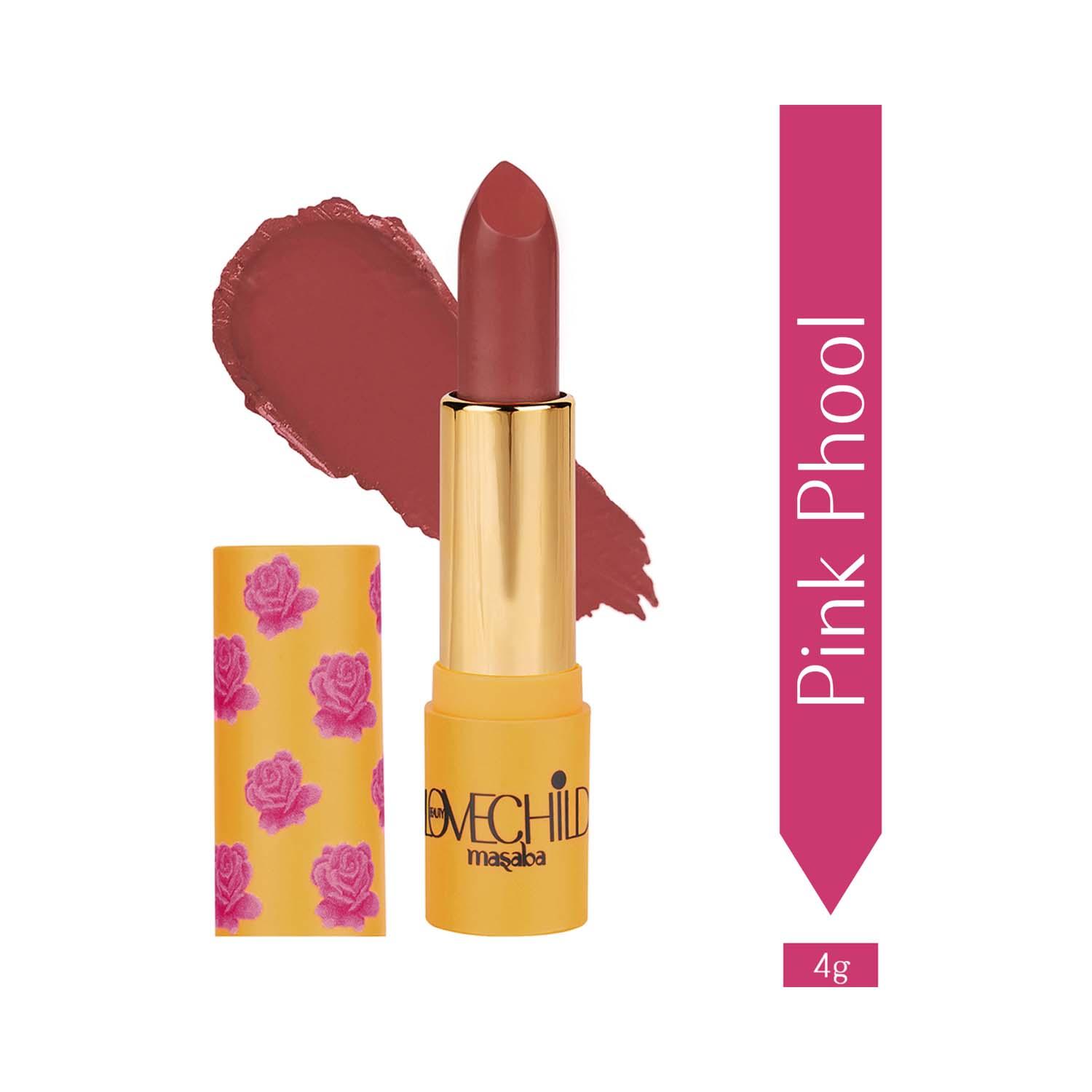 LoveChild Masaba | LoveChild Masaba Rani Core Luxe Matte Lipstick - Pink Phool (4 g)