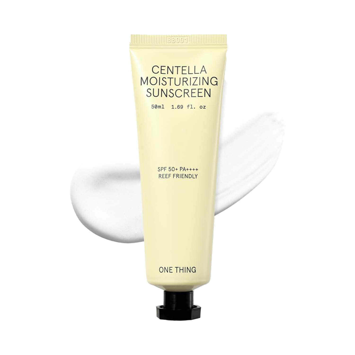ONE THING Centella Moisturizing Sunscreen With SPF 50 PA++++ (50 ml)