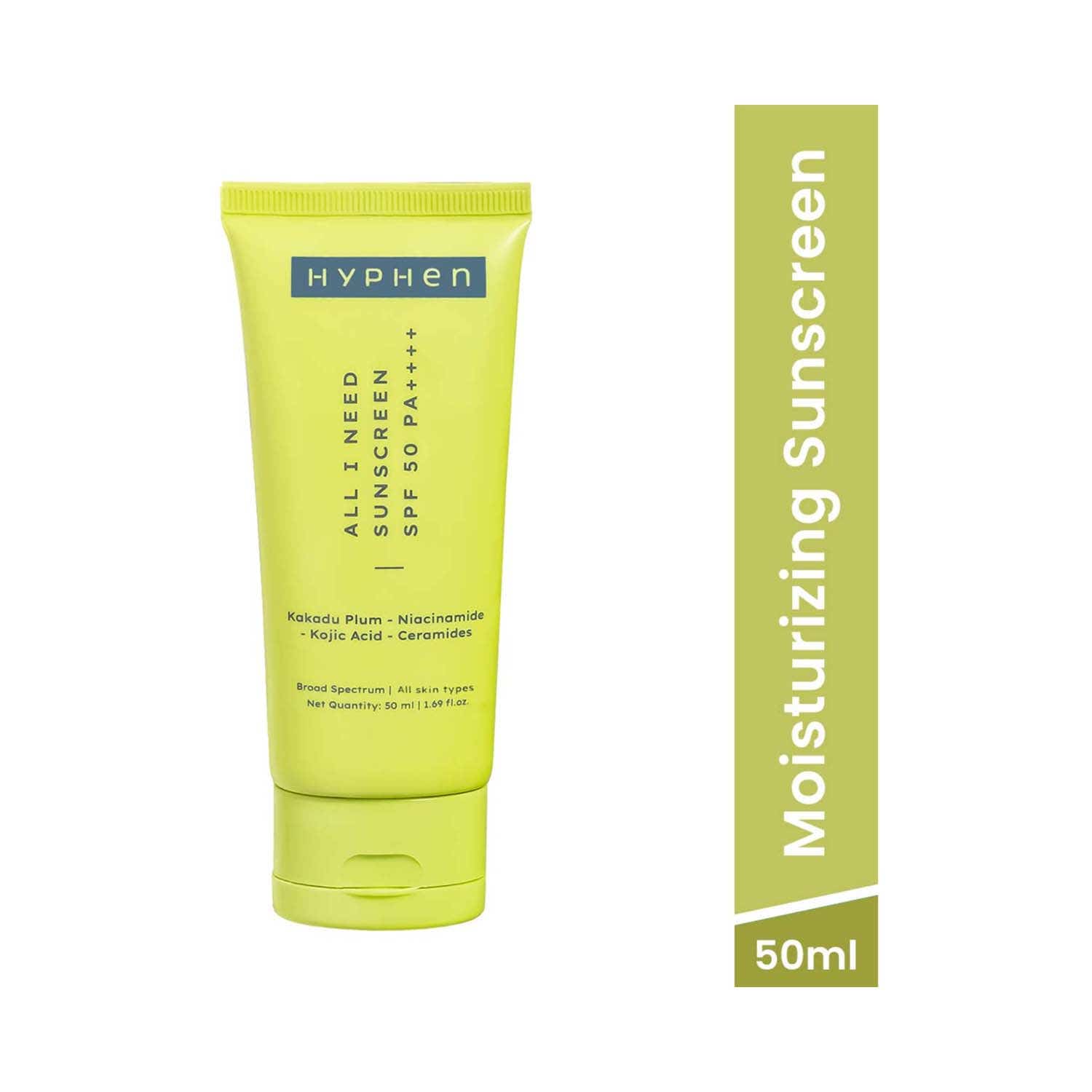 Hyphen | Hyphen All I Need Sunscreen With SPF 50 PA++++ (50 ml)